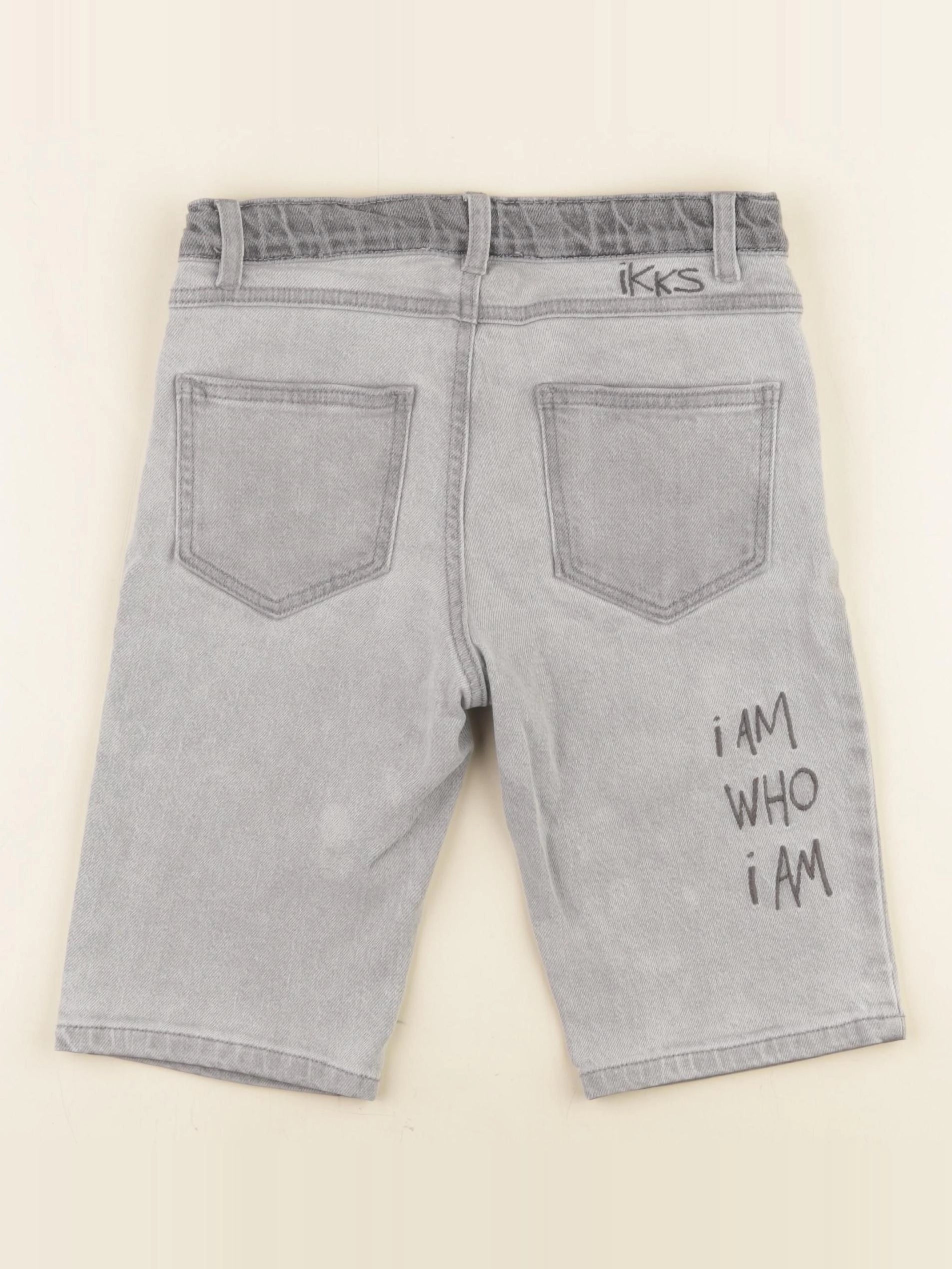 IKKS - short gris - 10 ans