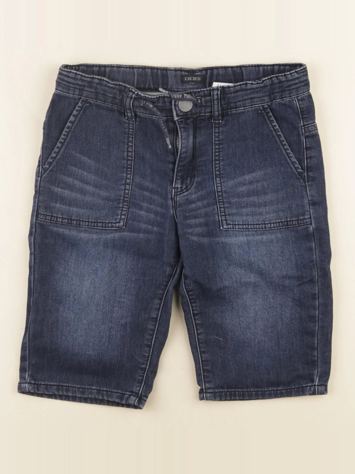 IKKS - short bleu - 10 ans