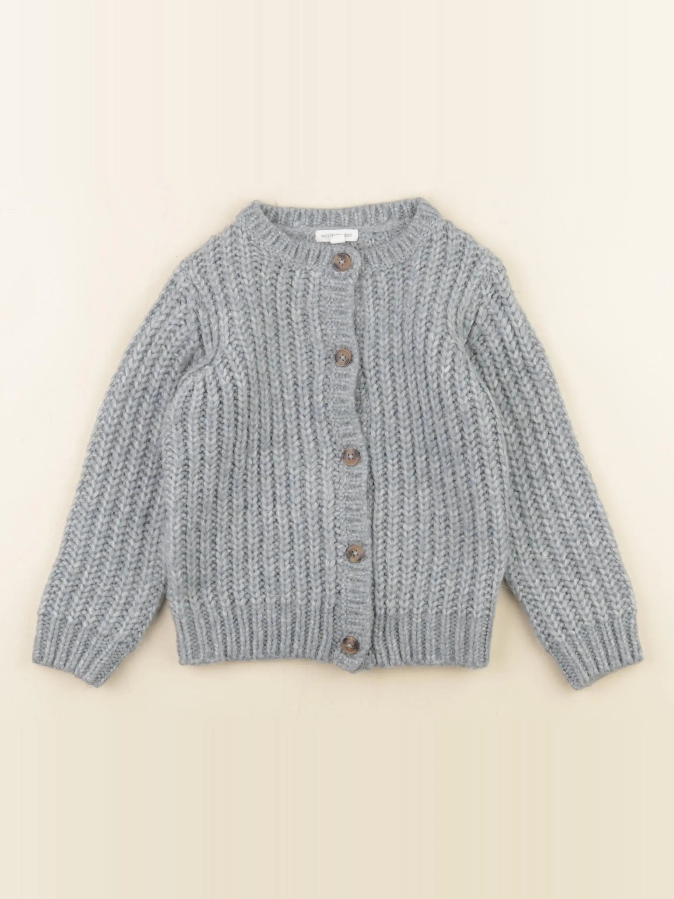 Vertbaudet - gilet bleu - 4 ans