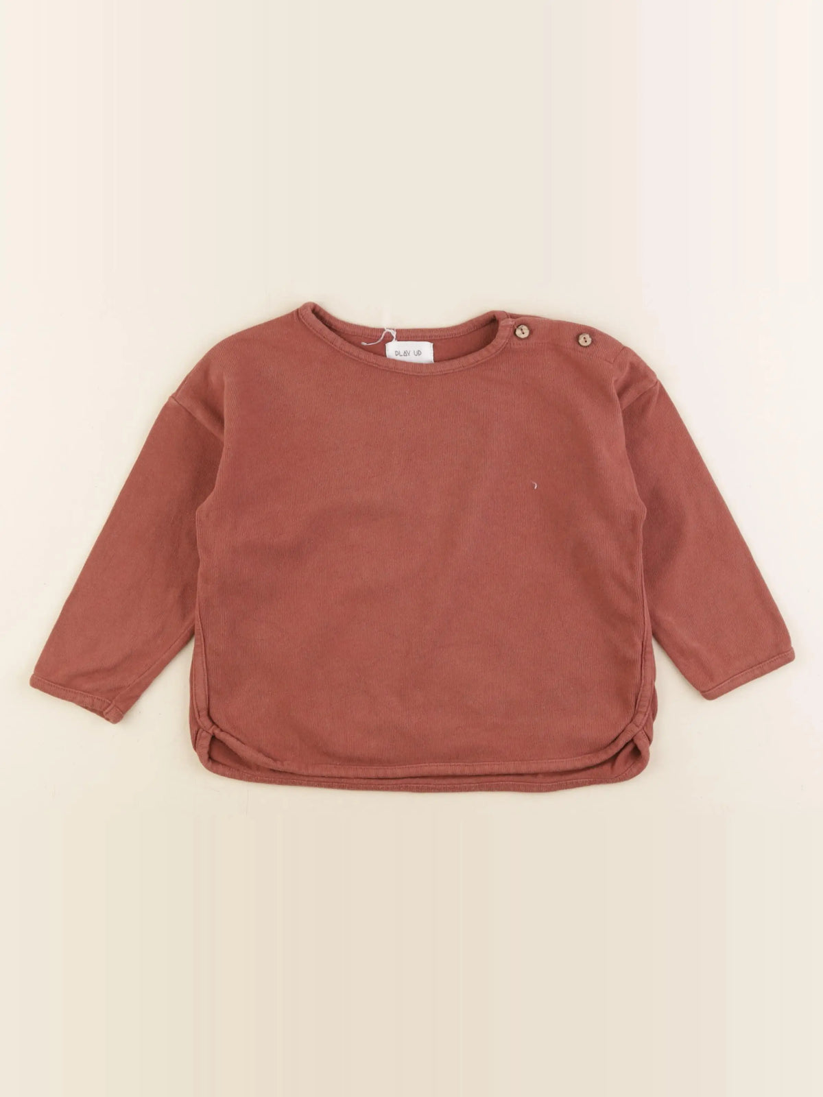 Play Up - sweat marron - 24 mois