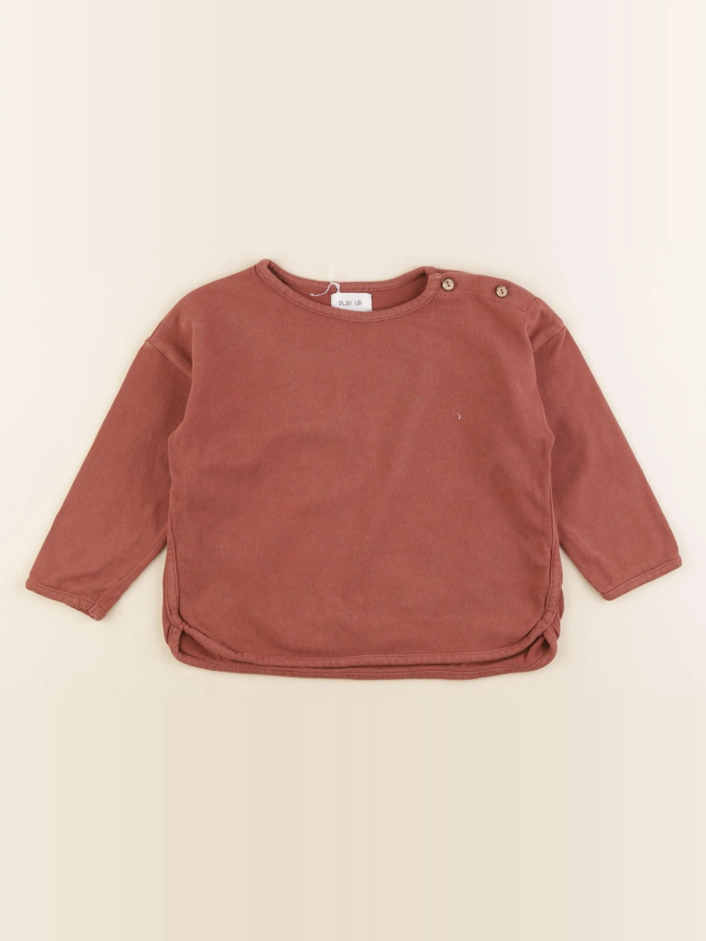 Play Up - sweat marron - 24 mois