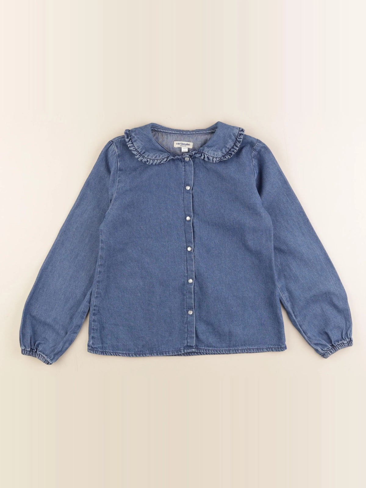 Vertbaudet - blouse bleu - 10 ans