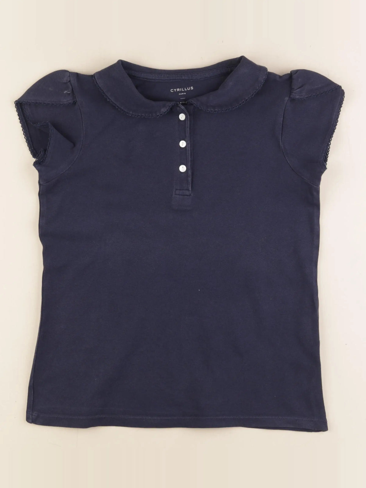 Cyrillus - polo bleu - 10 ans