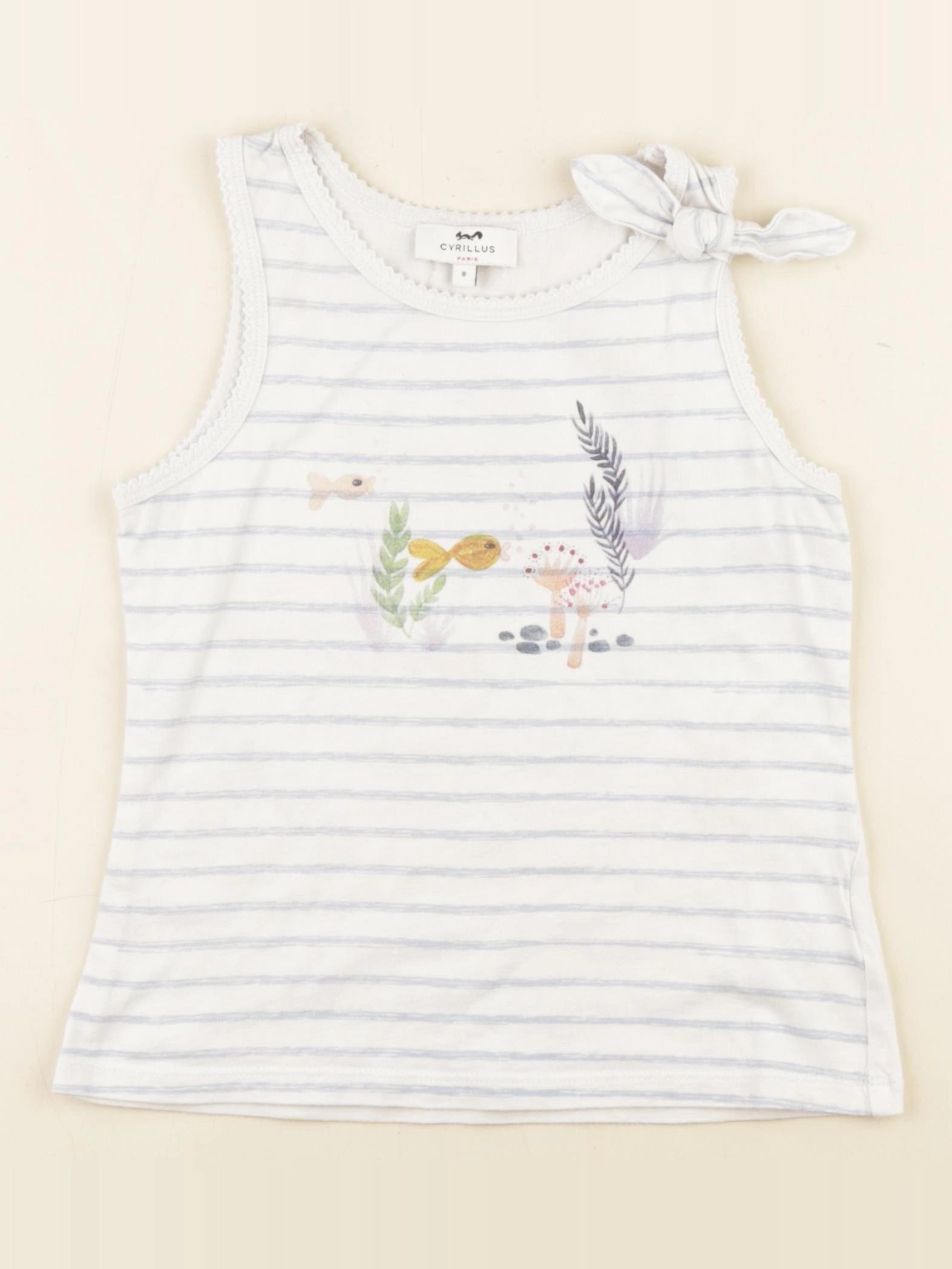 Cyrillus - débardeur blanc - 8 ans