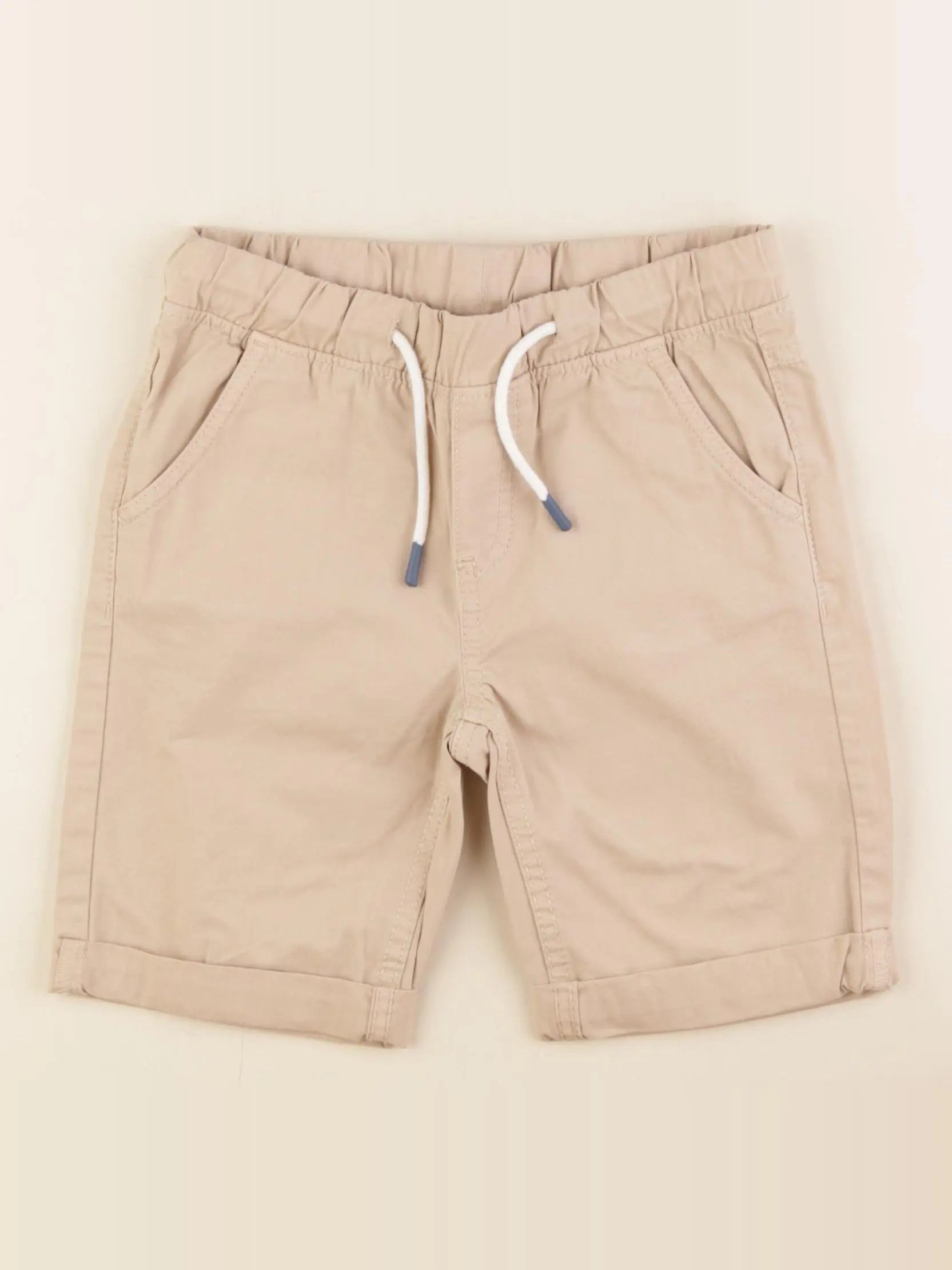 Vertbaudet - short beige - 6 ans