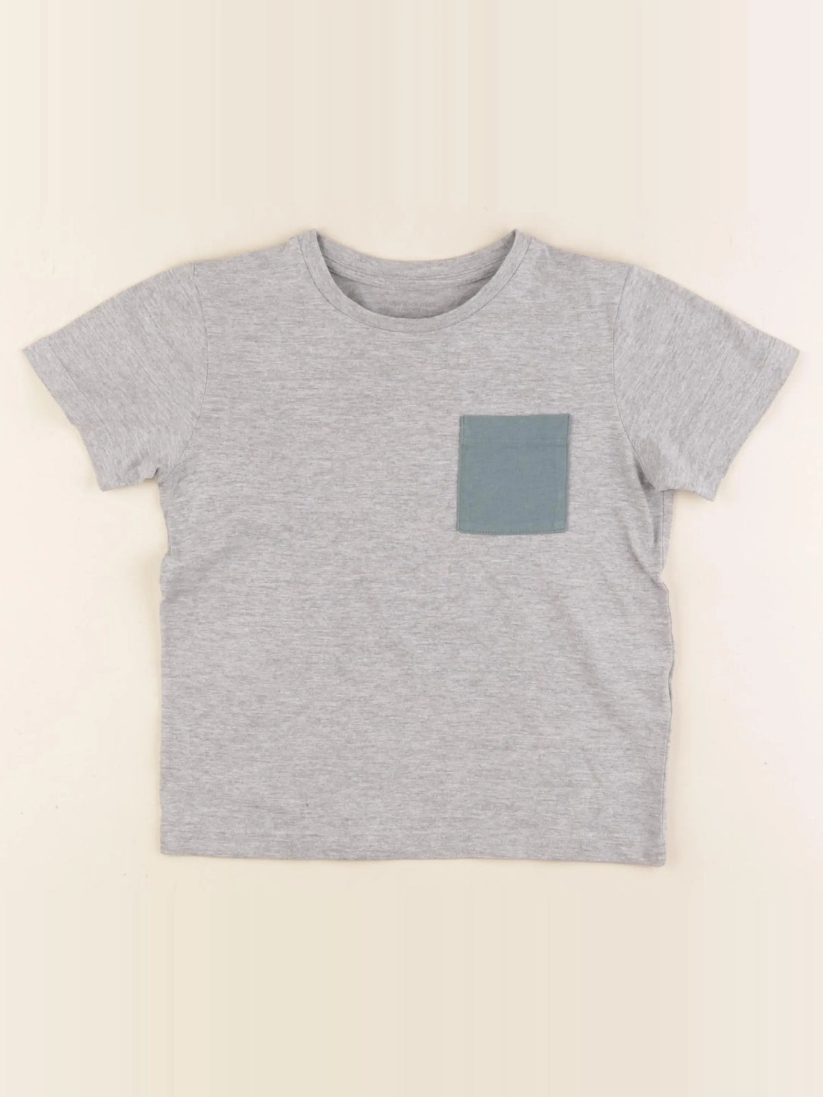 Vertbaudet - tee-shirt gris - 6 ans