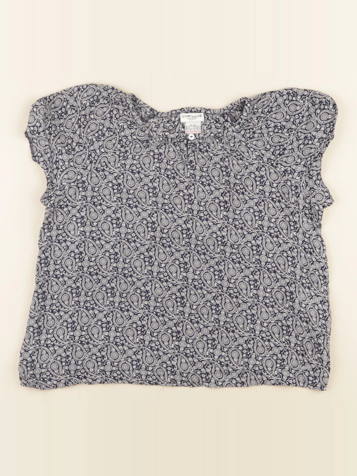 Cyrillus - blouse bleu - 8 ans