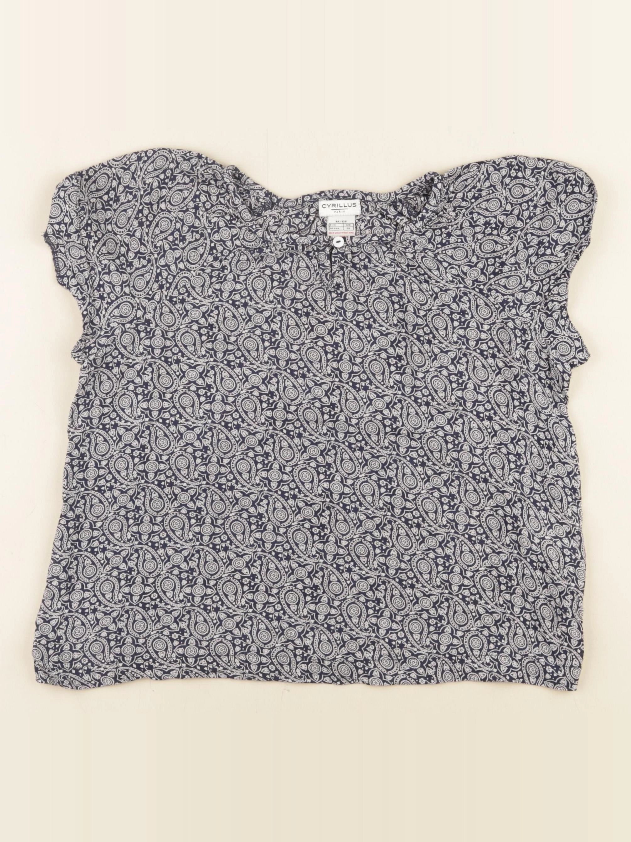 Cyrillus - blouse bleu - 8 ans
