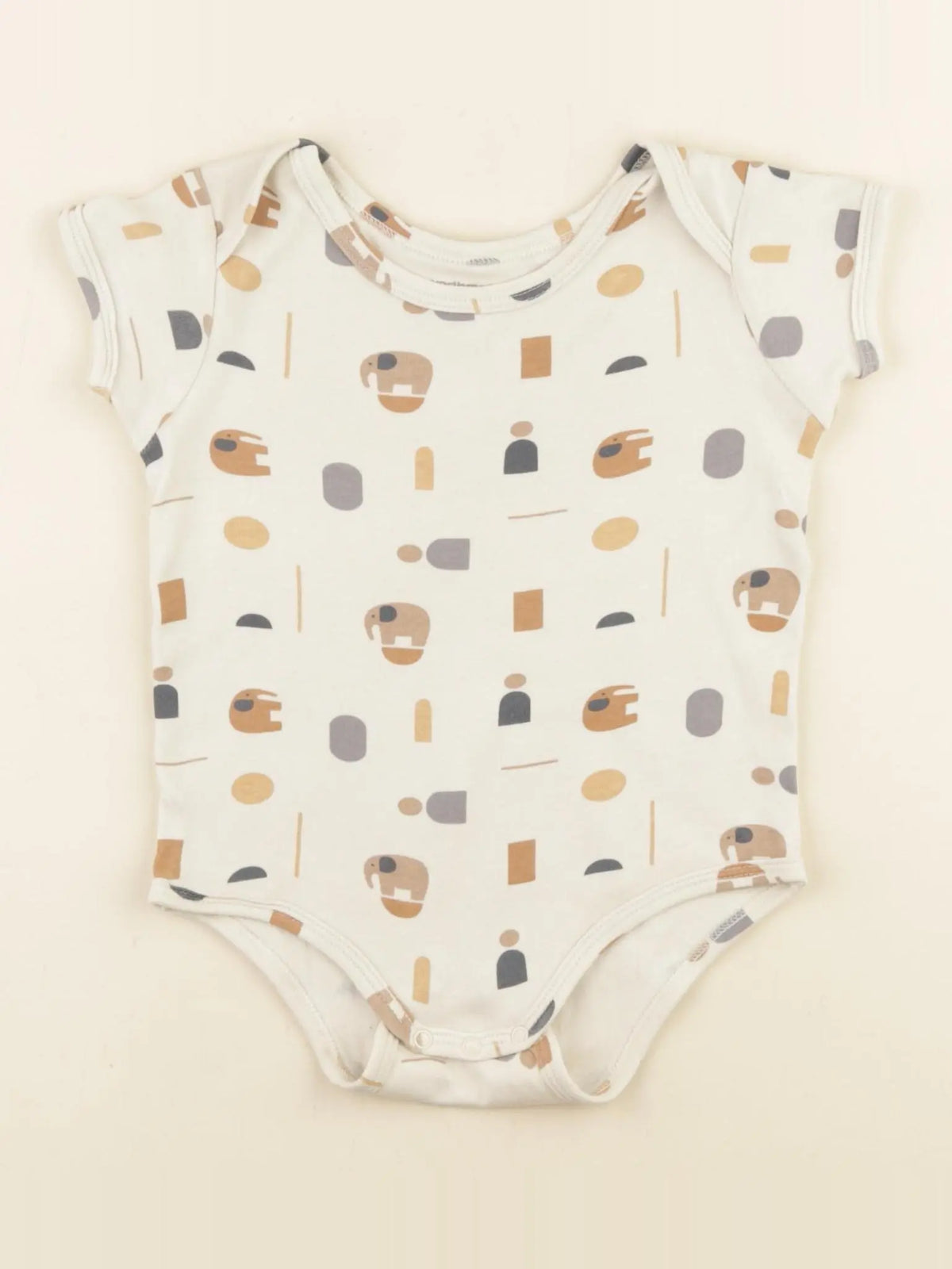 Vertbaudet - body beige - 24 mois
