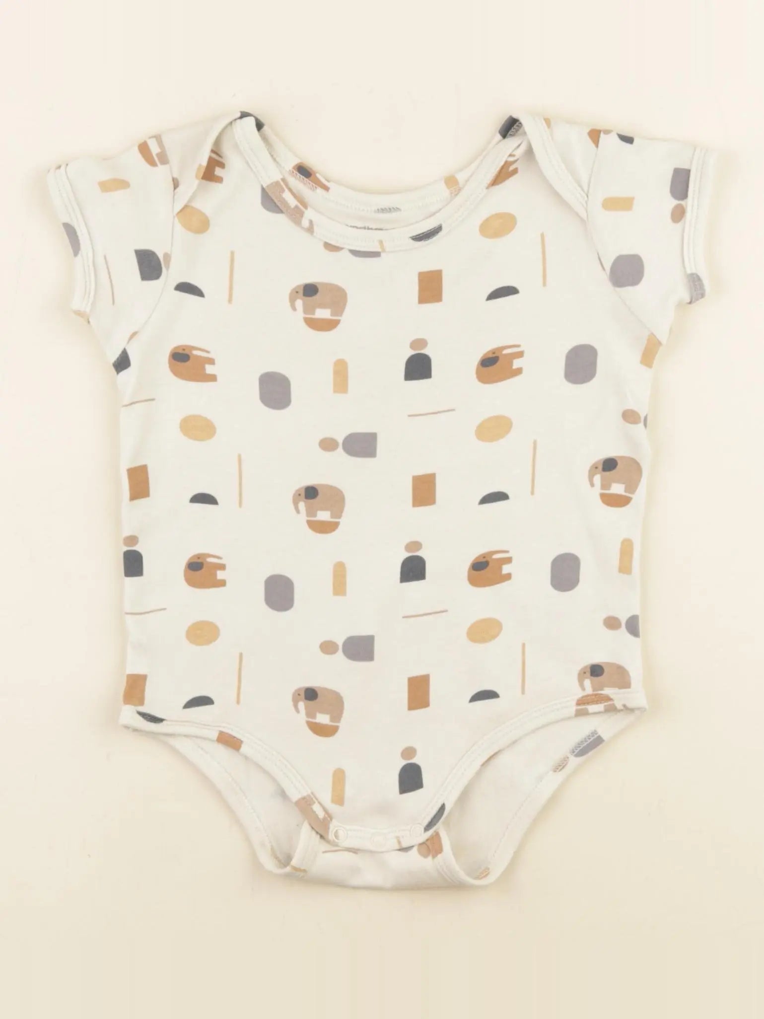Vertbaudet - body beige - 24 mois