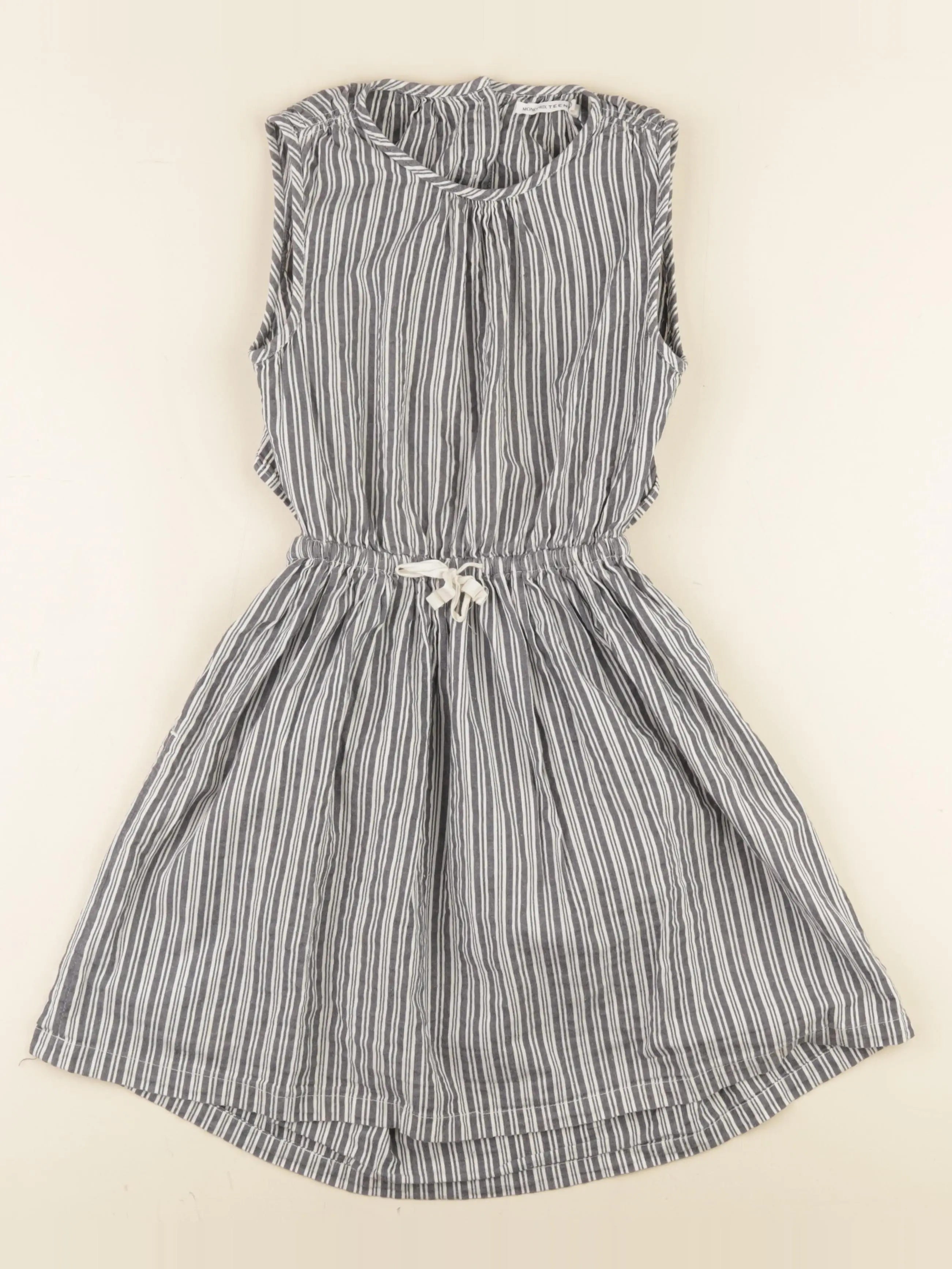 Monoprix - robe gris - 10 ans