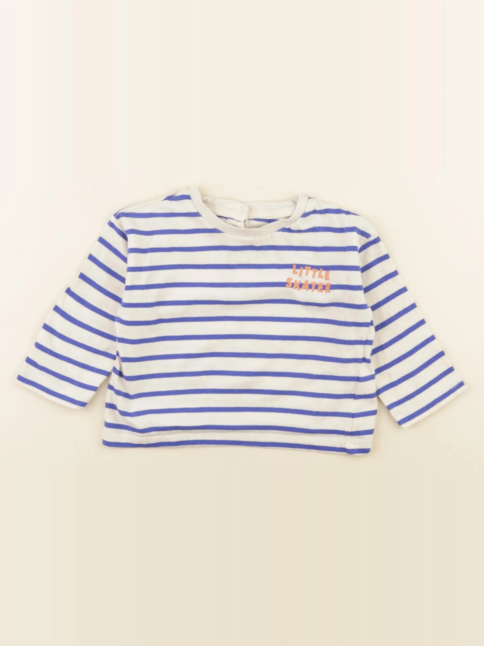 Vertbaudet - tee-shirt blanc - 12 mois