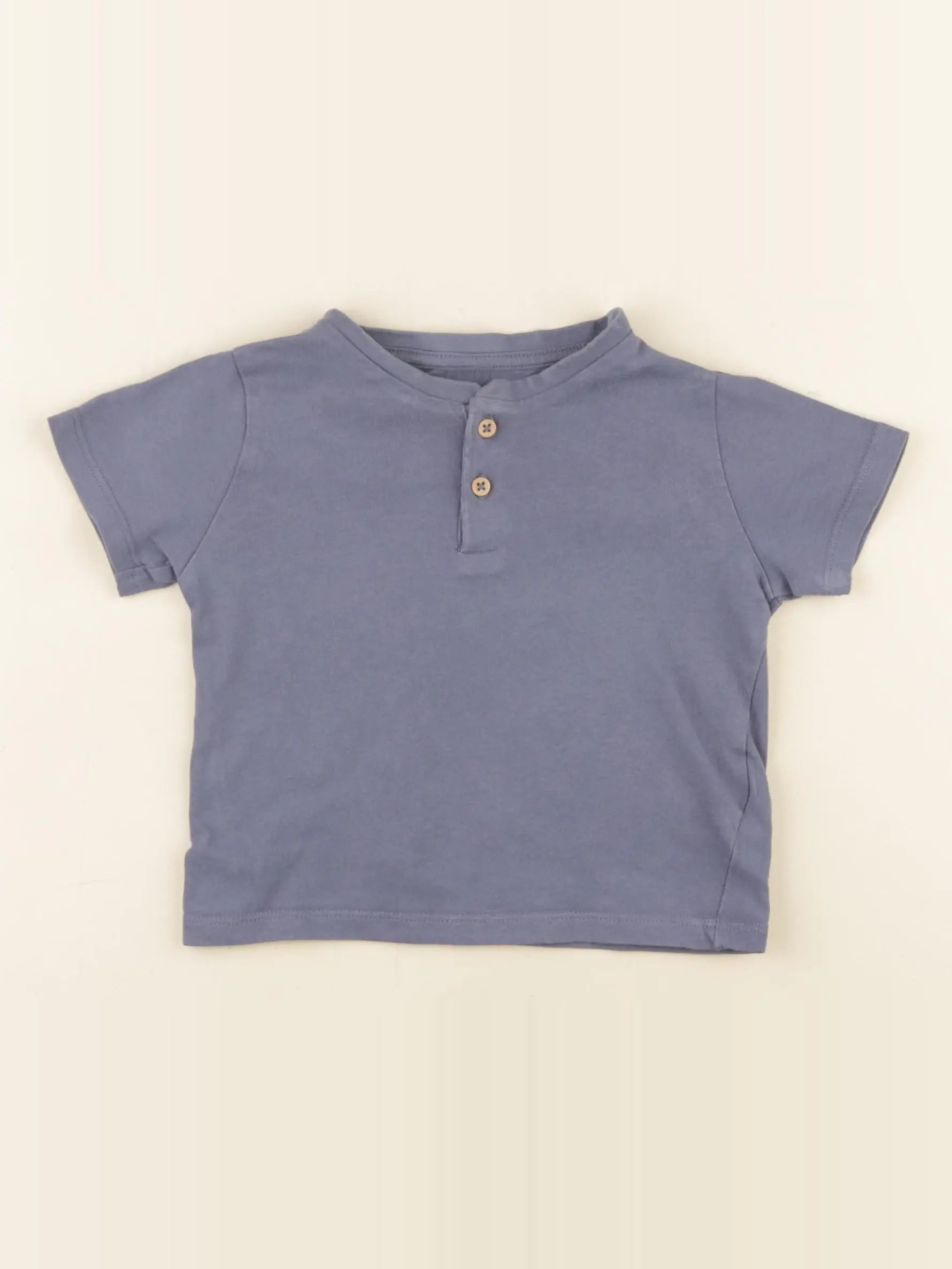 Vertbaudet - tee-shirt bleu - 18 mois