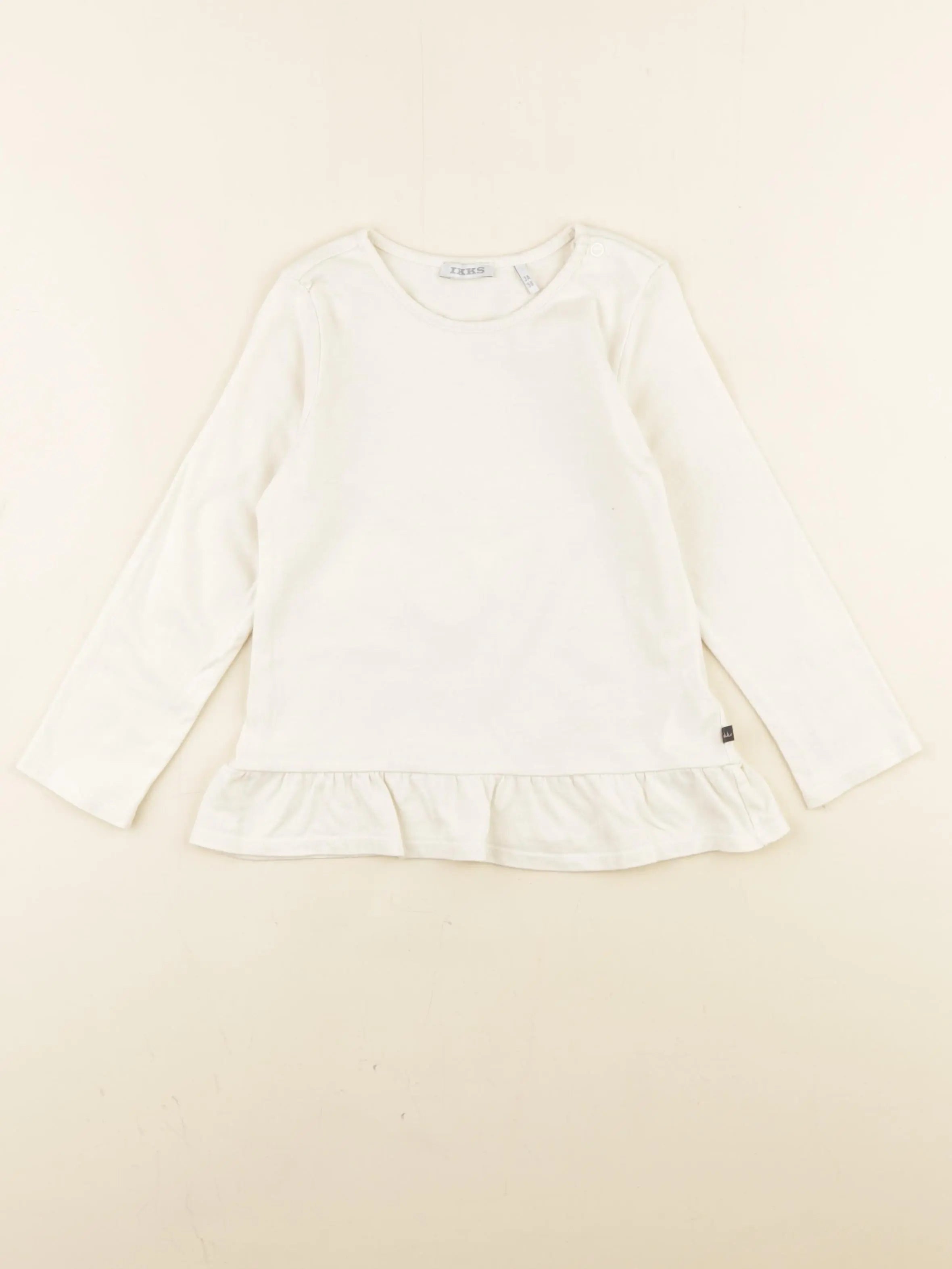 IKKS - tee-shirt beige - 2 ans