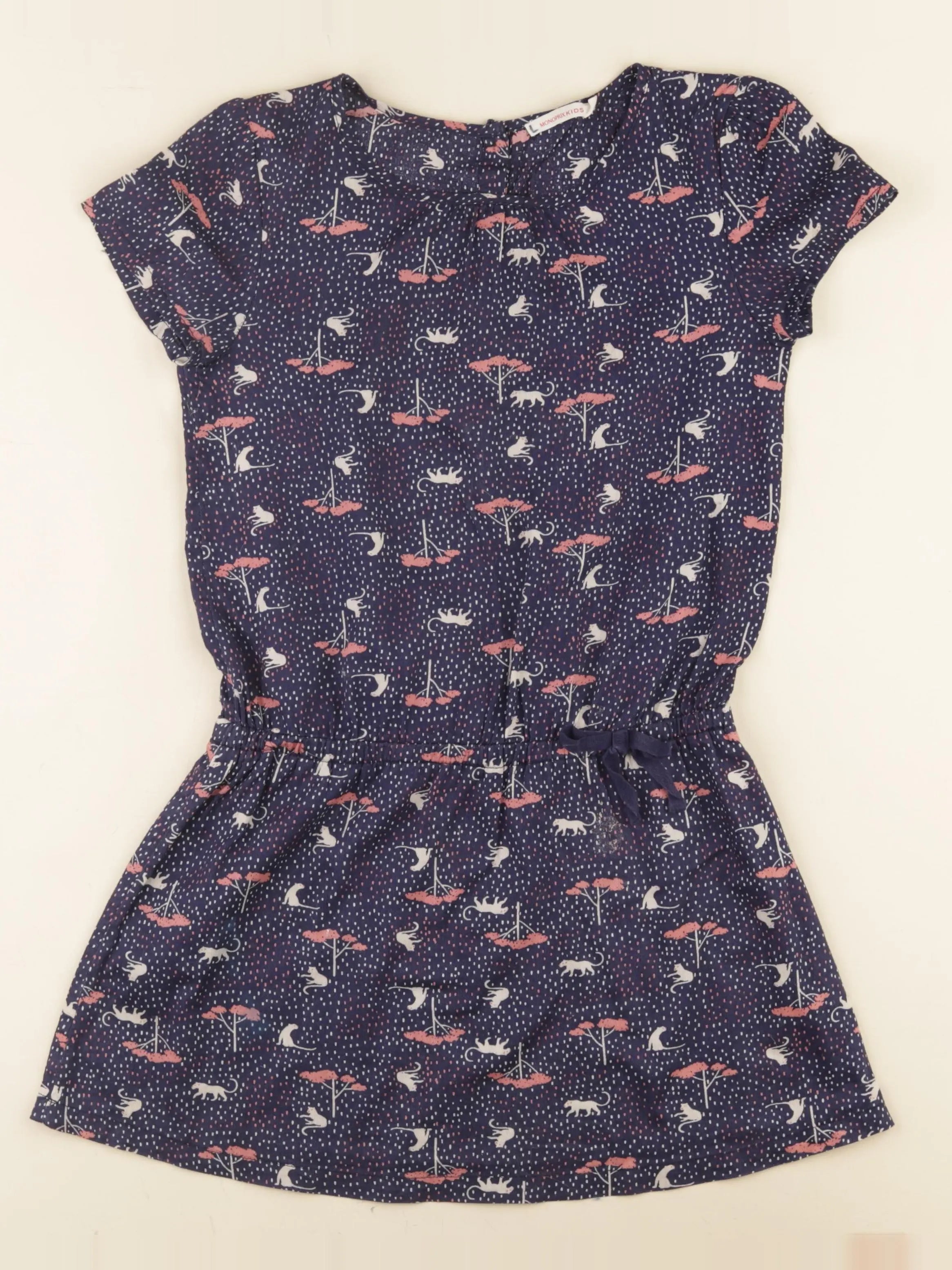 Monoprix - robe bleu - 10 ans