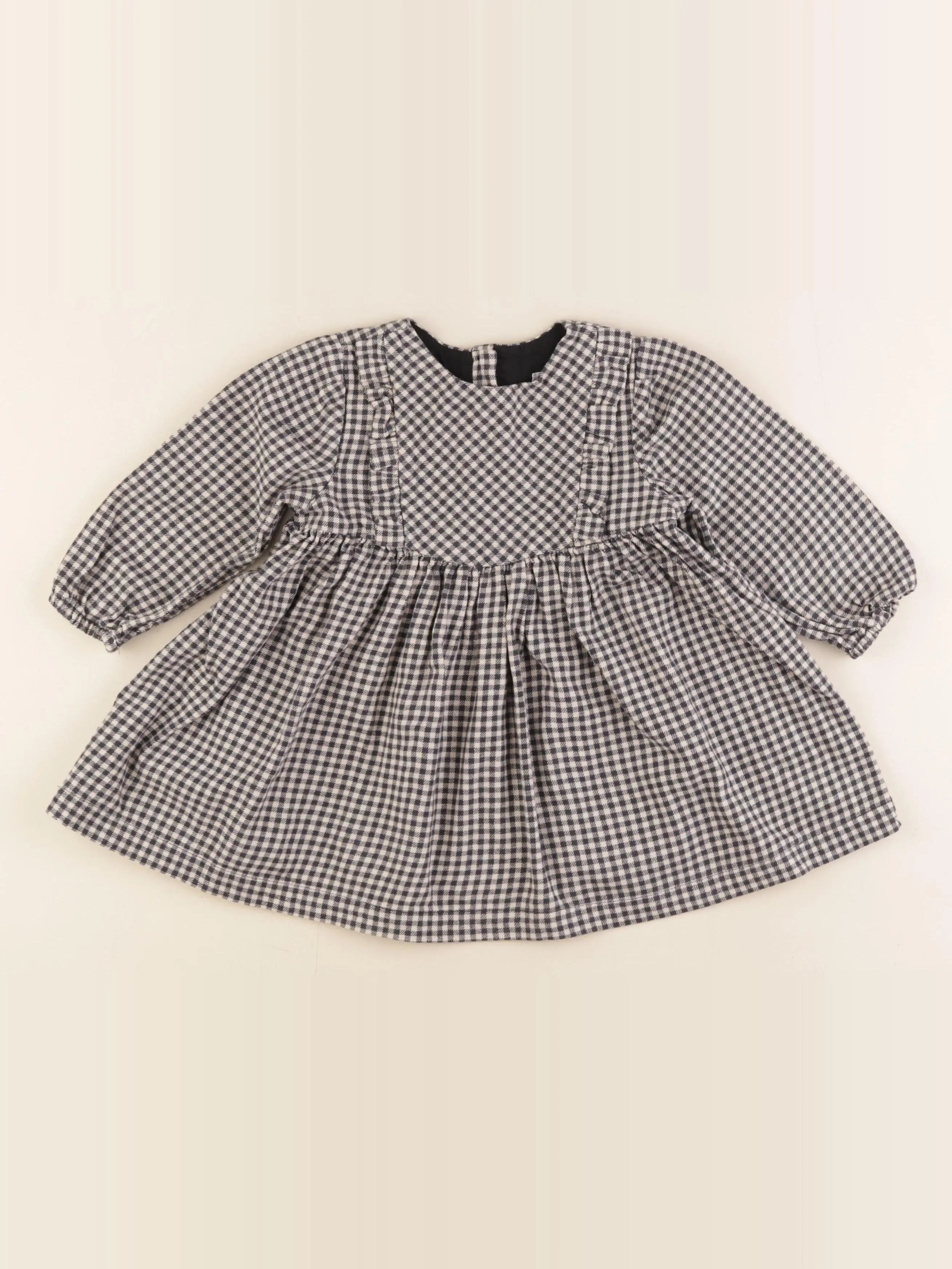 Vertbaudet - robe gris - 2 ans