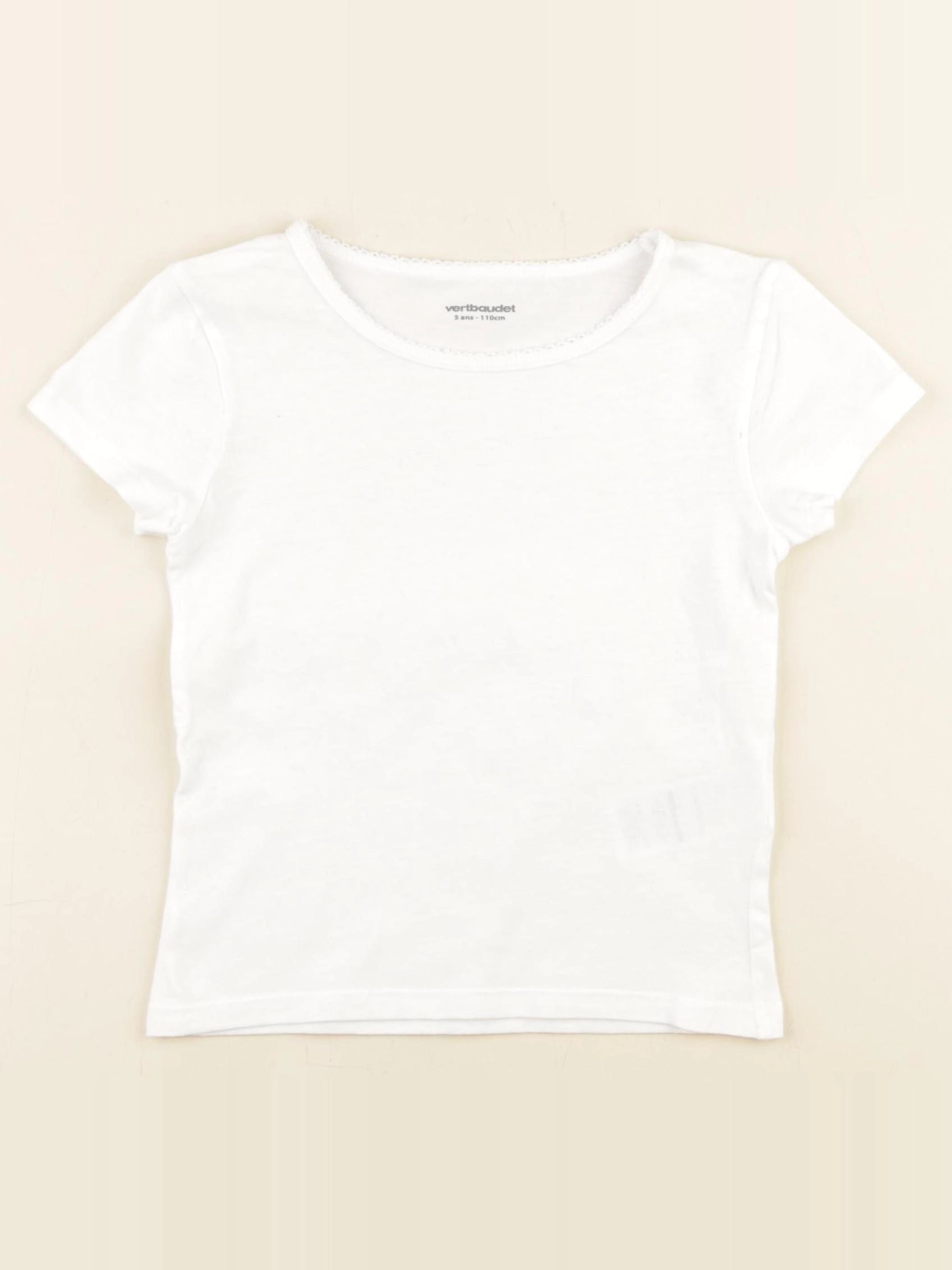 Vertbaudet - maillot de corps blanc - 5 ans