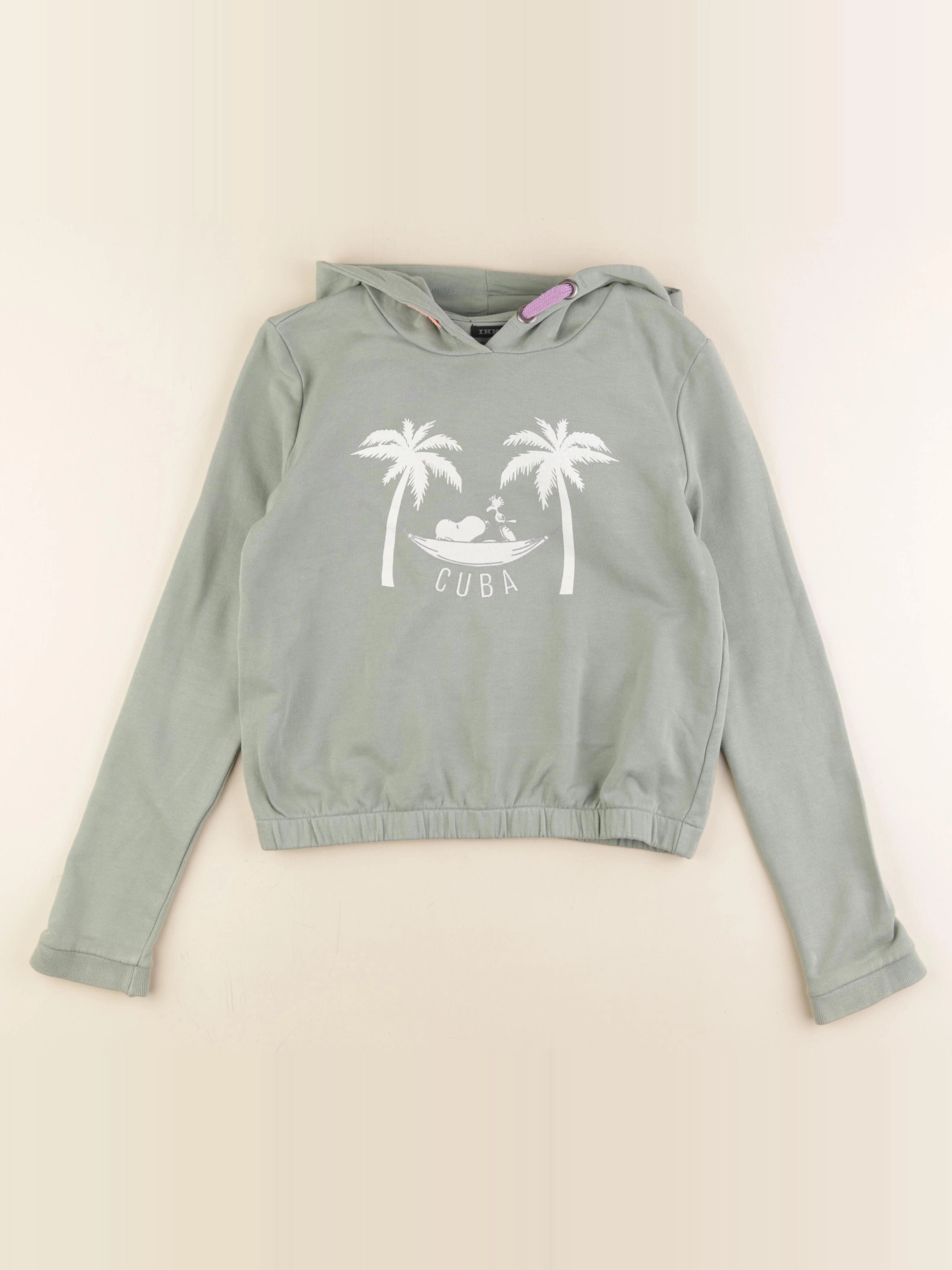 IKKS - sweat vert - 14 ans