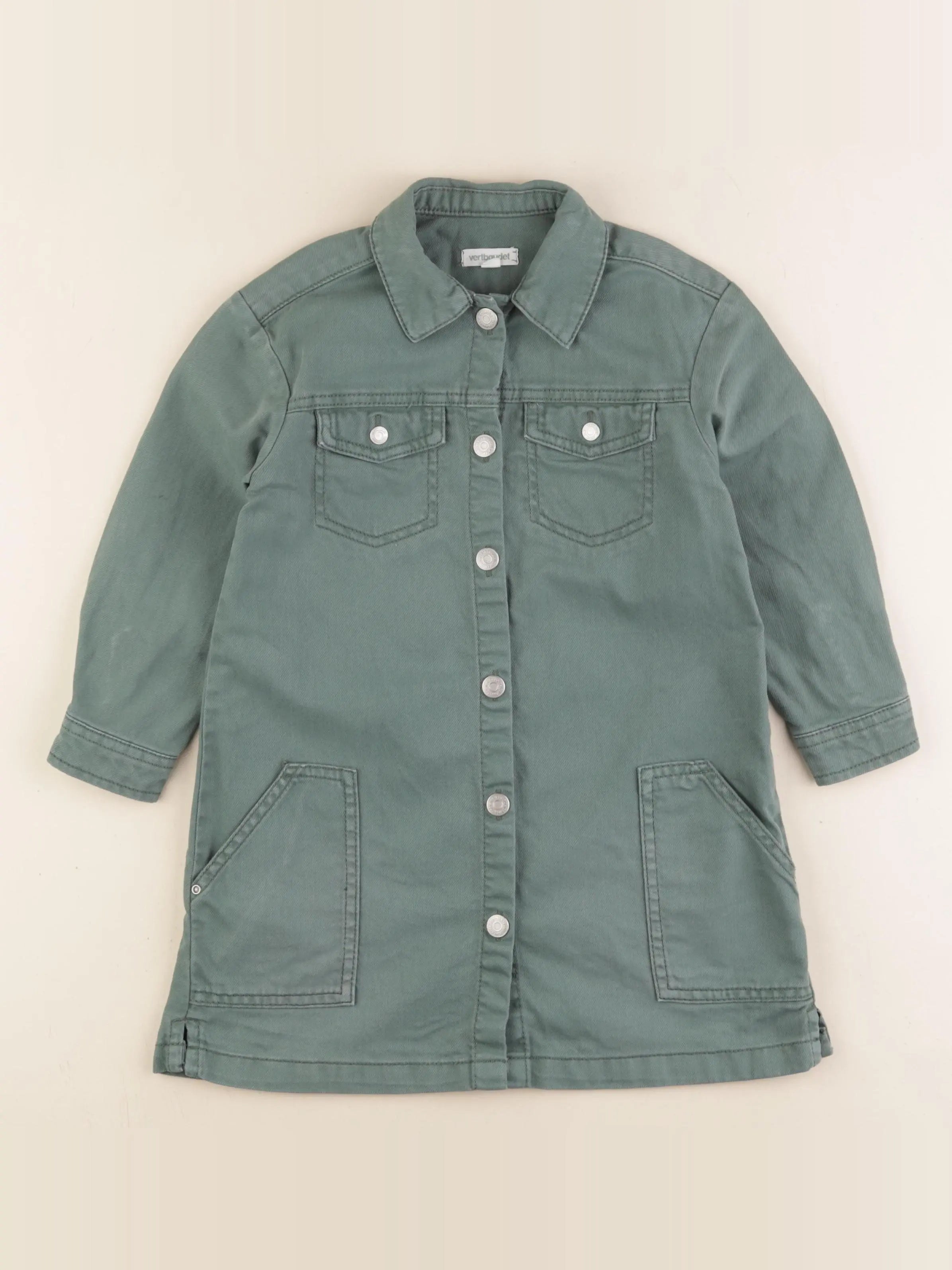 Vertbaudet - robe vert - 5 ans