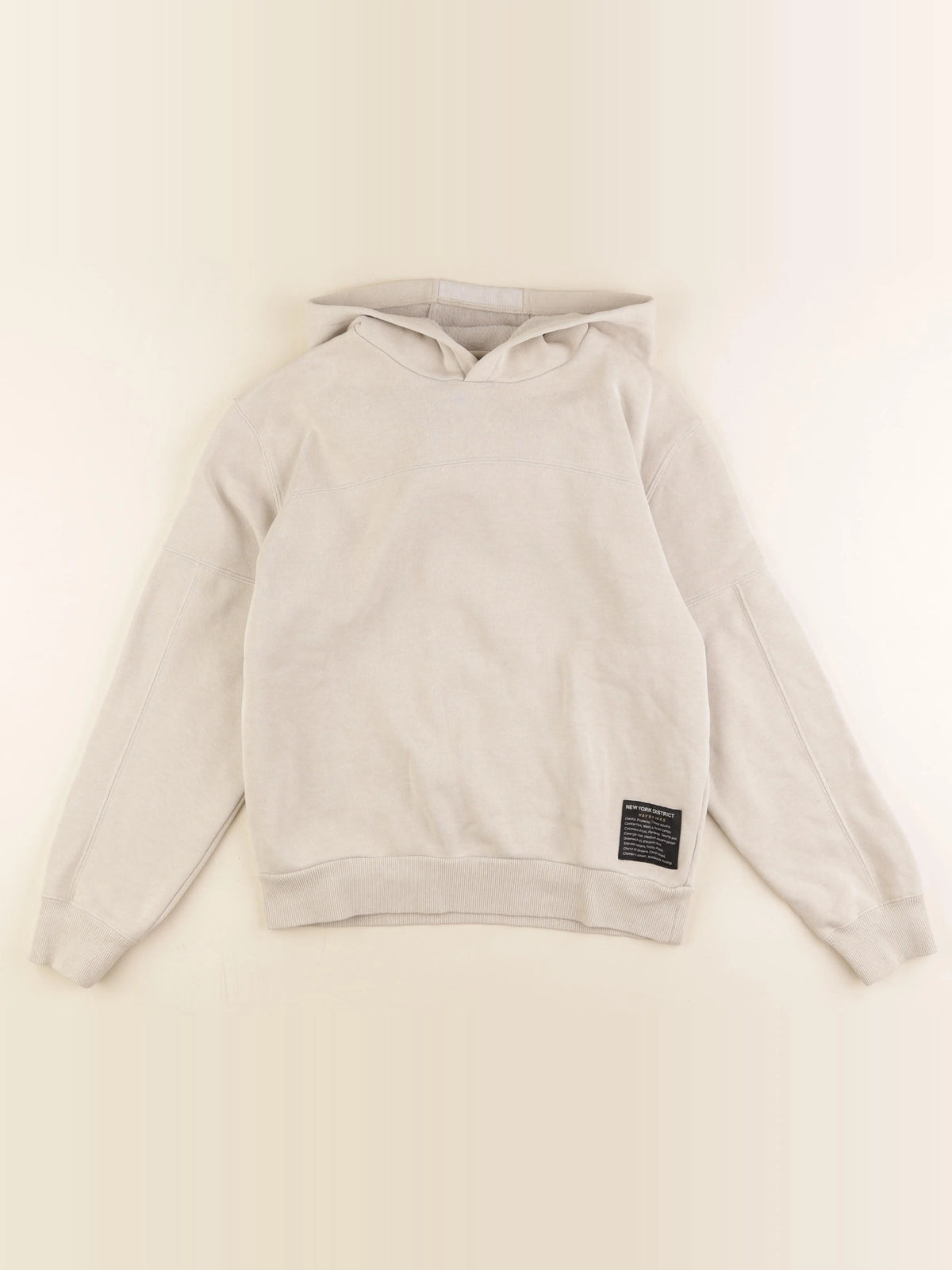 IKKS - sweat imprimé au dos beige - 14 ans