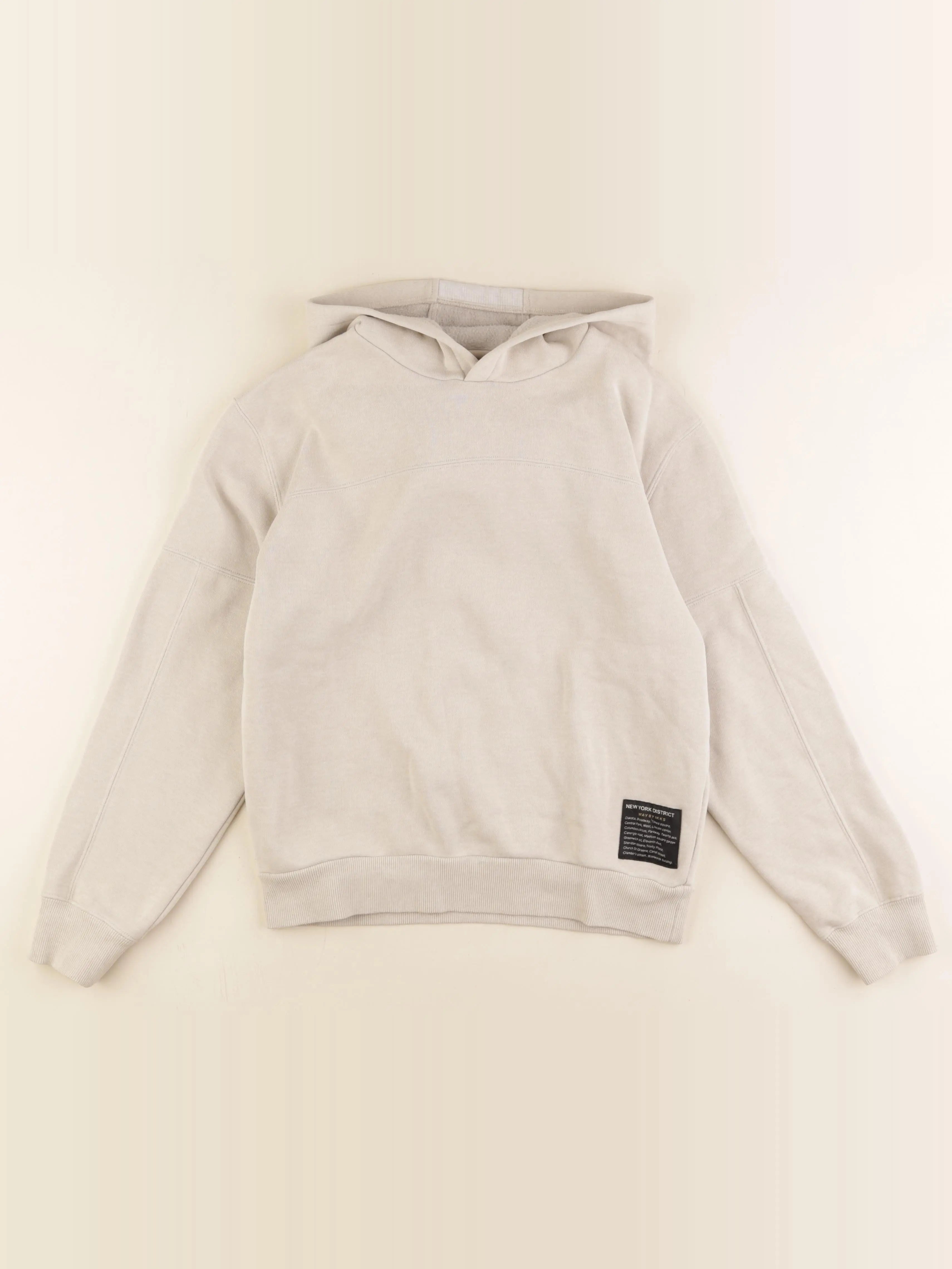 IKKS - sweat imprimé au dos beige - 14 ans