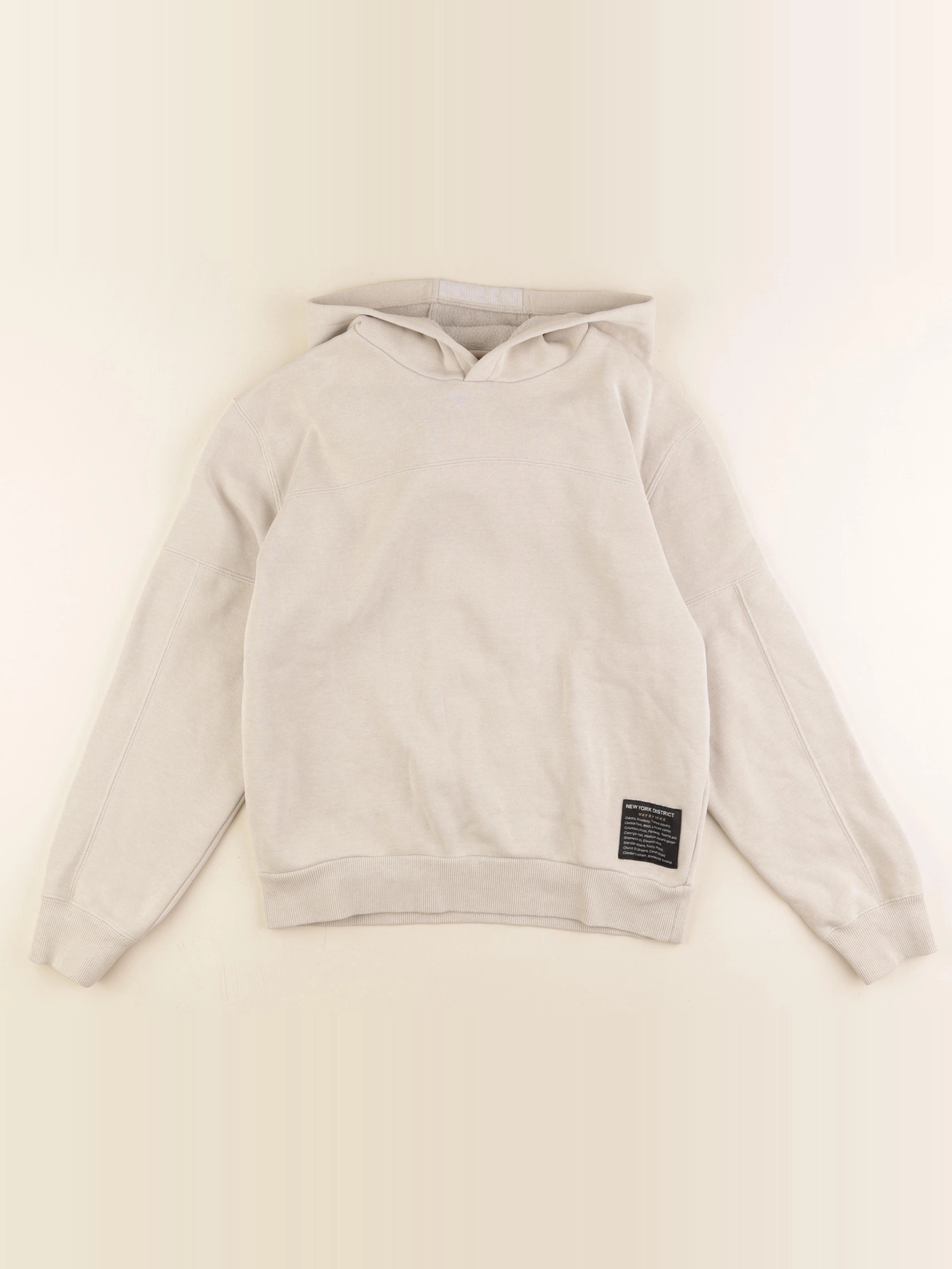 IKKS - sweat imprimé au dos beige - 14 ans