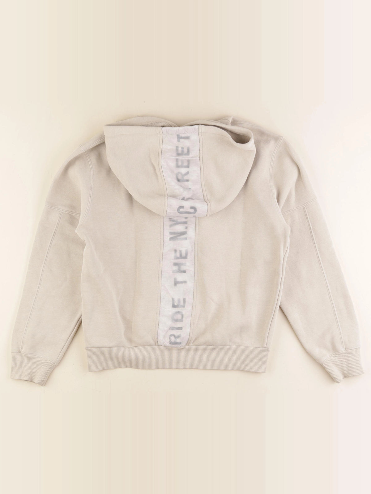 IKKS - sweat imprimé au dos beige - 14 ans