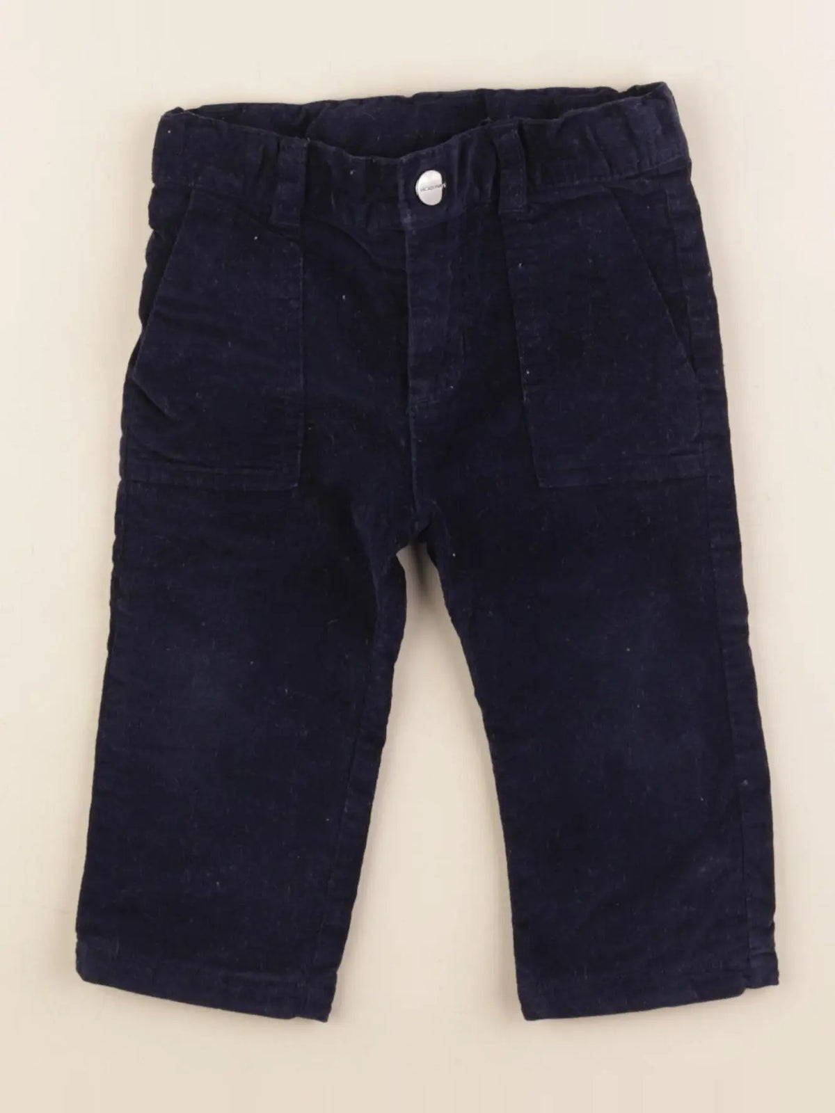 Jacadi - pantalon bleu - 12 mois