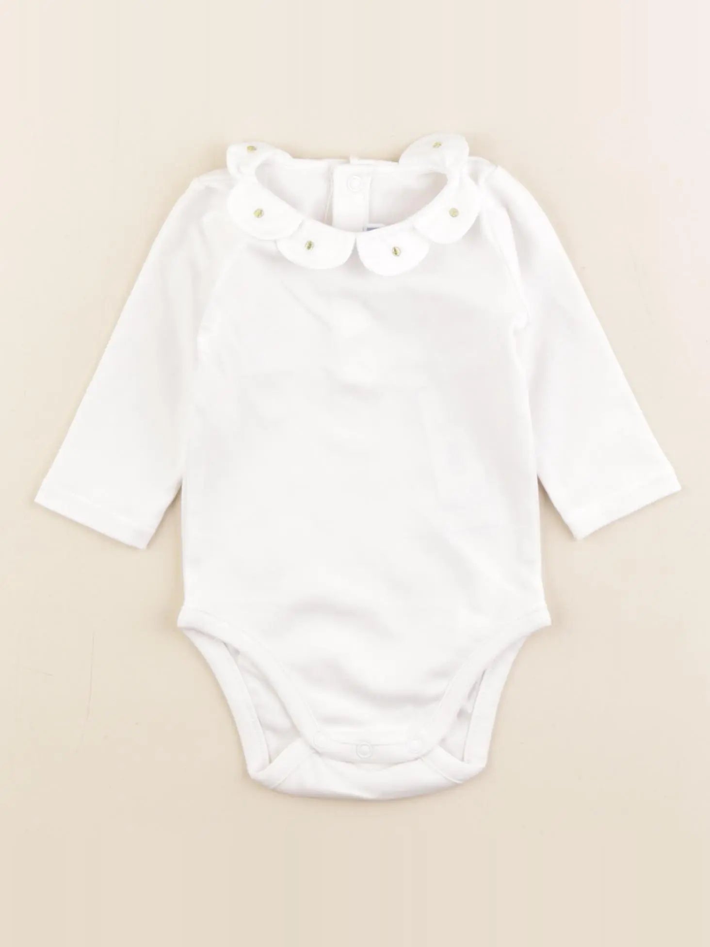 Jacadi - body à col blanc - 3 mois