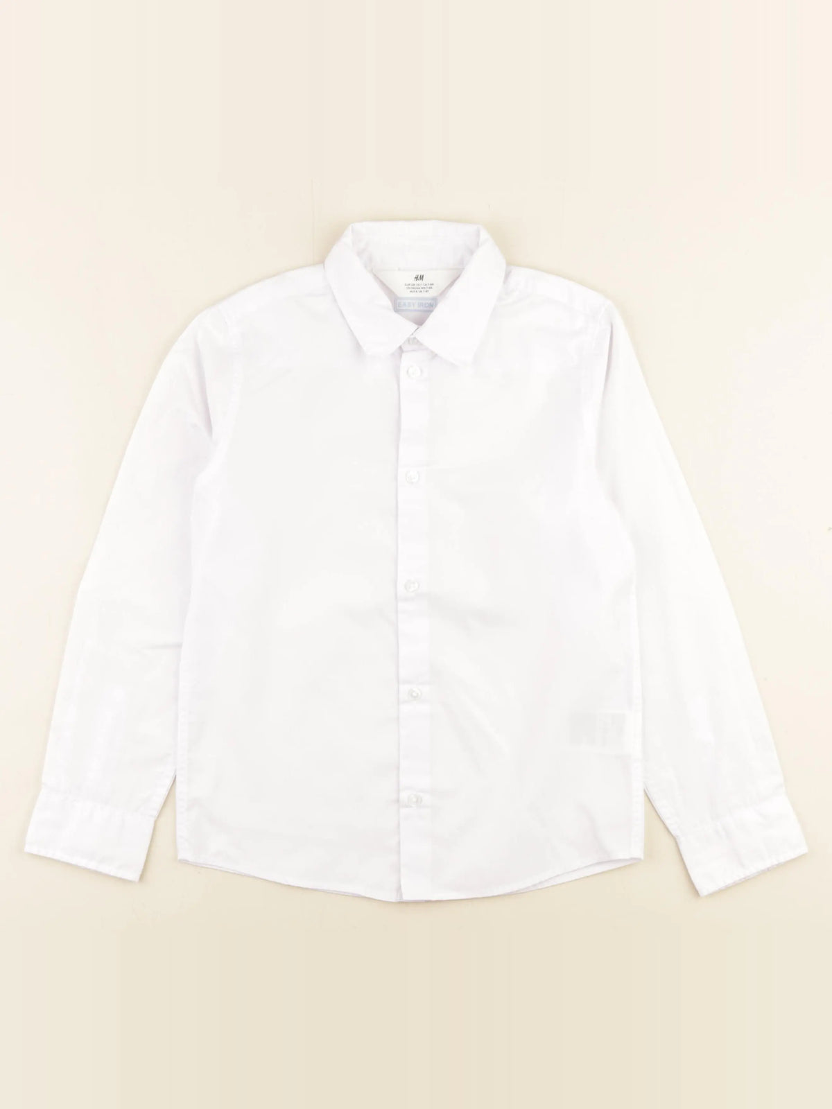 H&M - chemise blanc - 7/8 ans