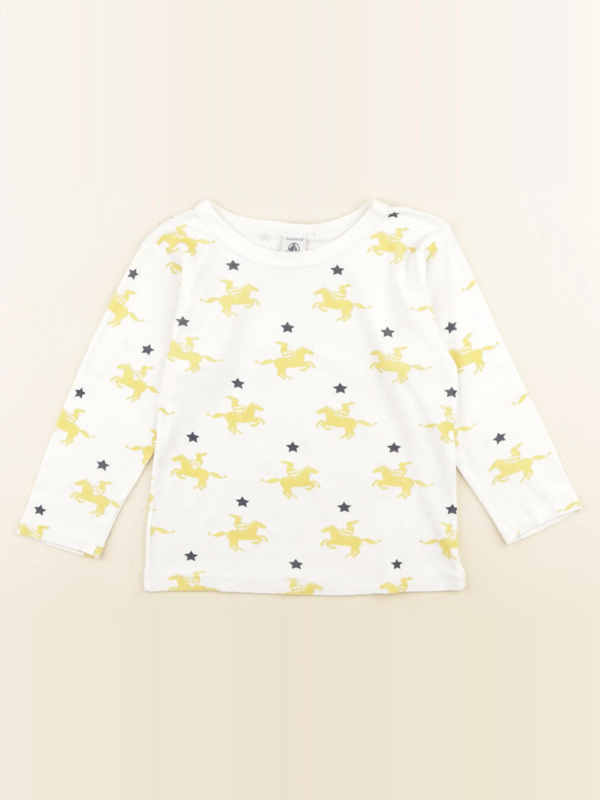 Petit Bateau - maillot de corps jaune - 4 ans