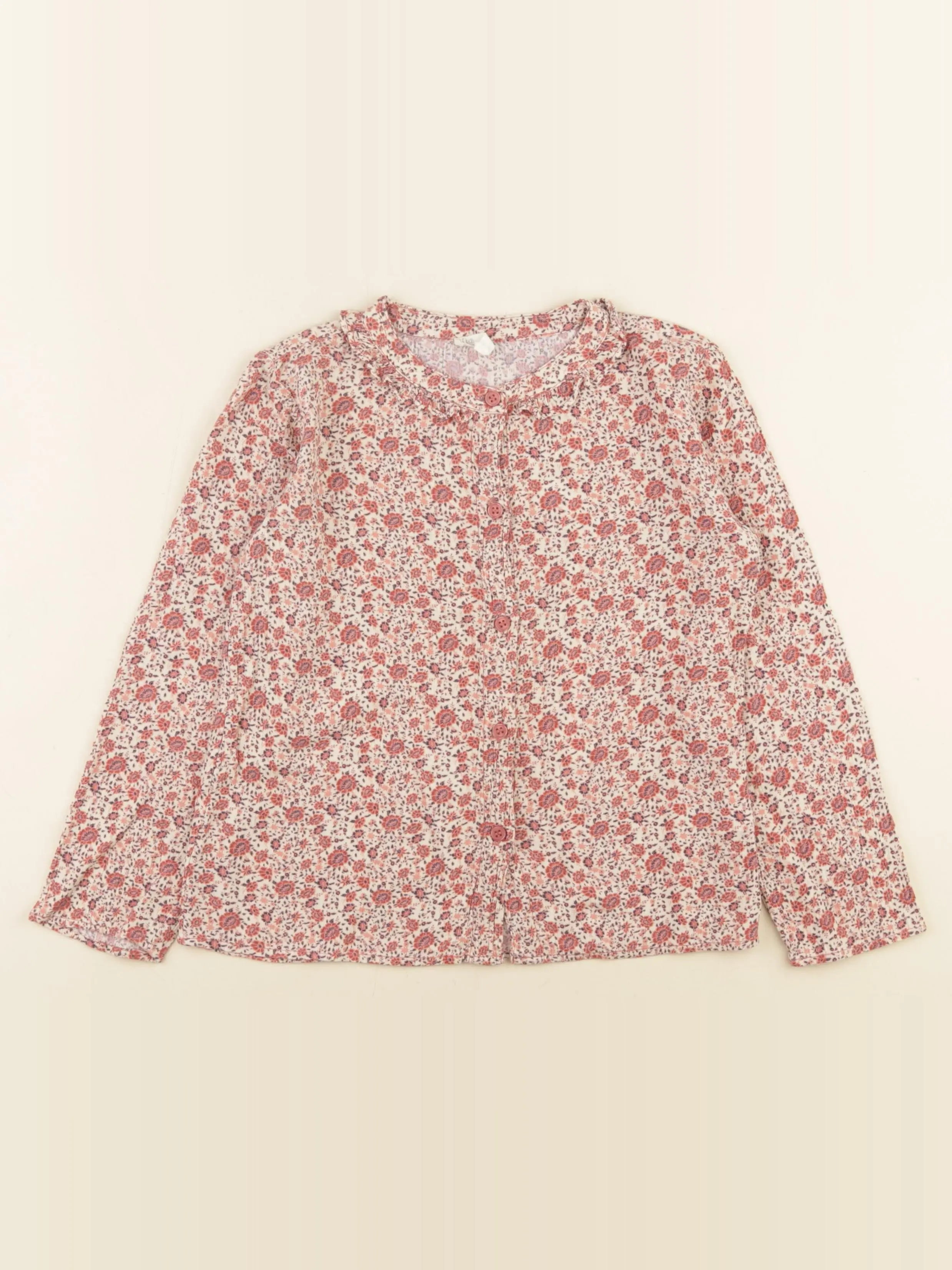 Little Cigogne - blouse rose - 6 ans