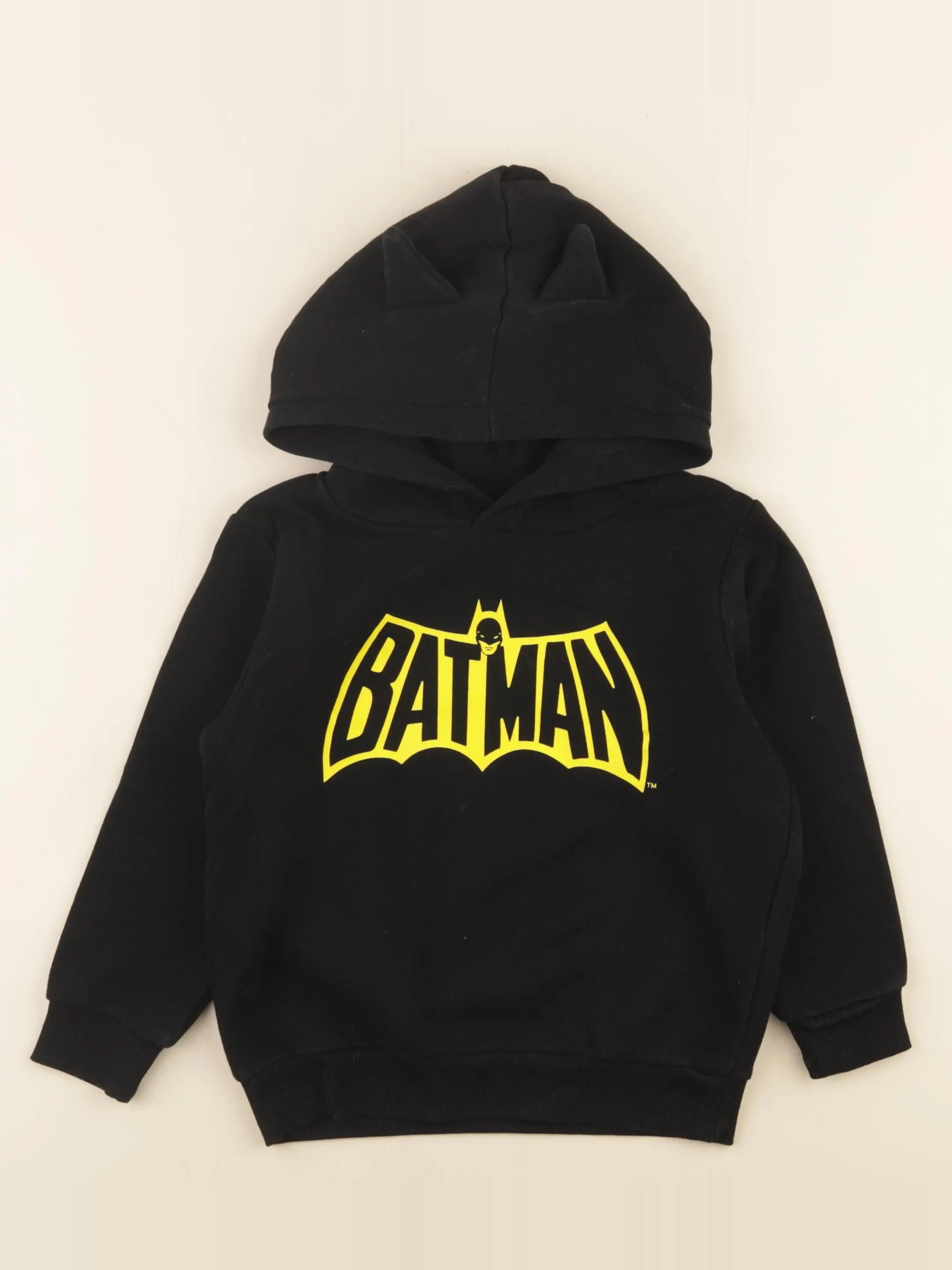 H&M - sweat noir - 2/4 ans