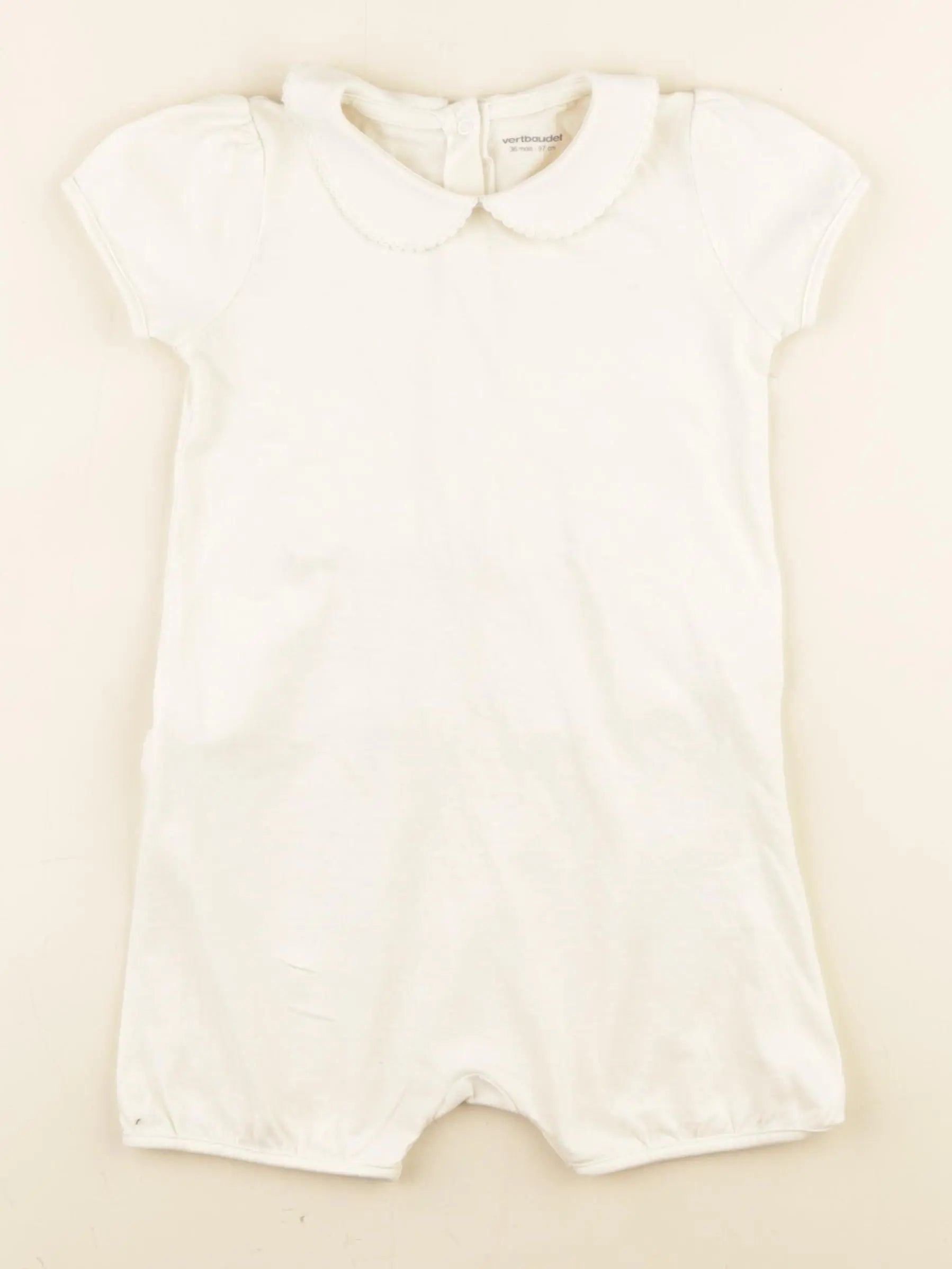 Vertbaudet - combinaison beige - 36 mois