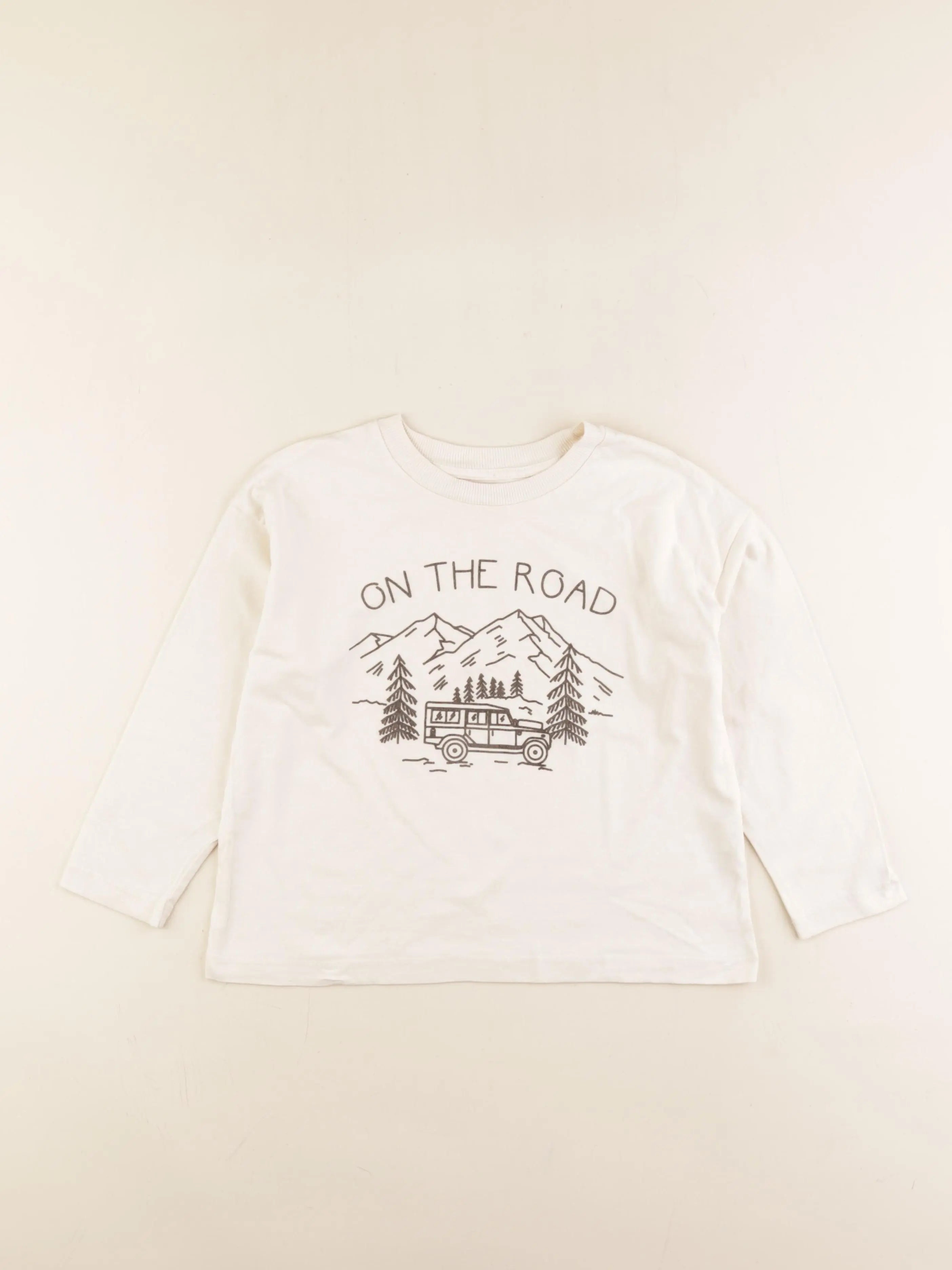 Monoprix - tee-shirt blanc - 6 ans