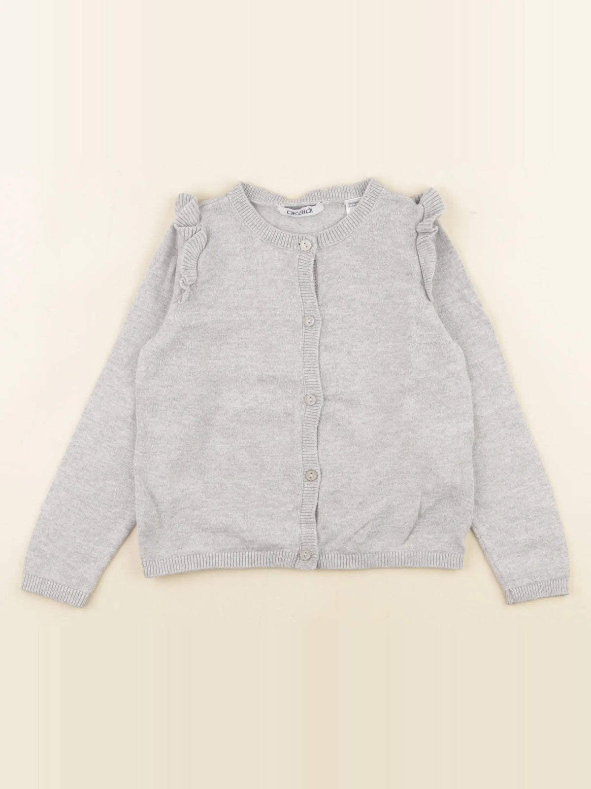 Okaidi - gilet gris - 3 ans
