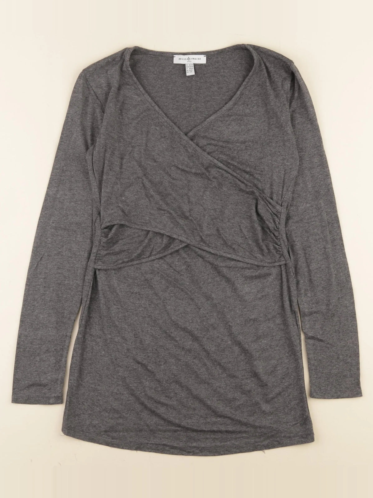 Envie de fraise - tee-shirt grossesse, grossesse gris - 36 à 38