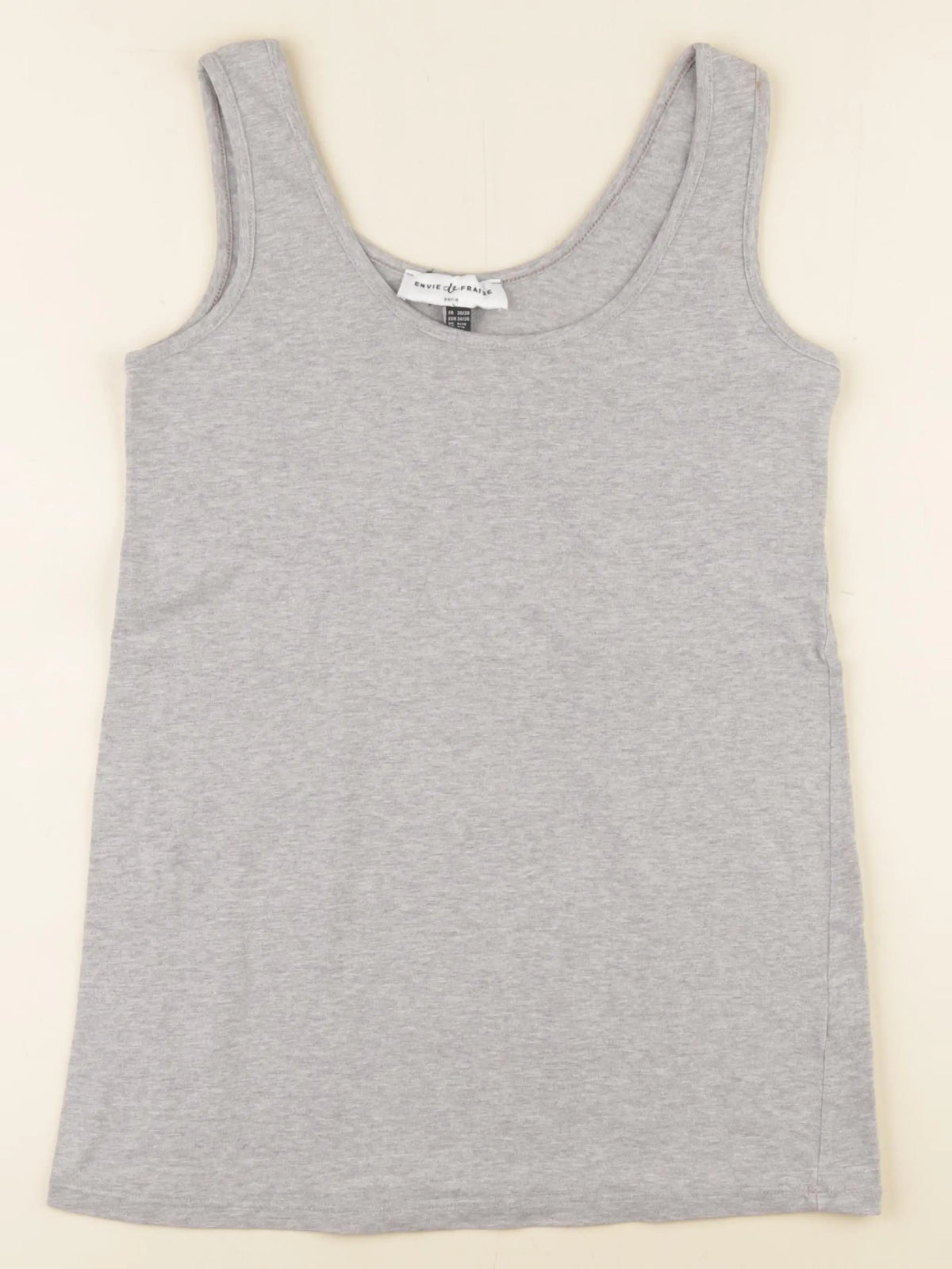 Envie de fraise - débardeur grossesse gris - 36 à 38