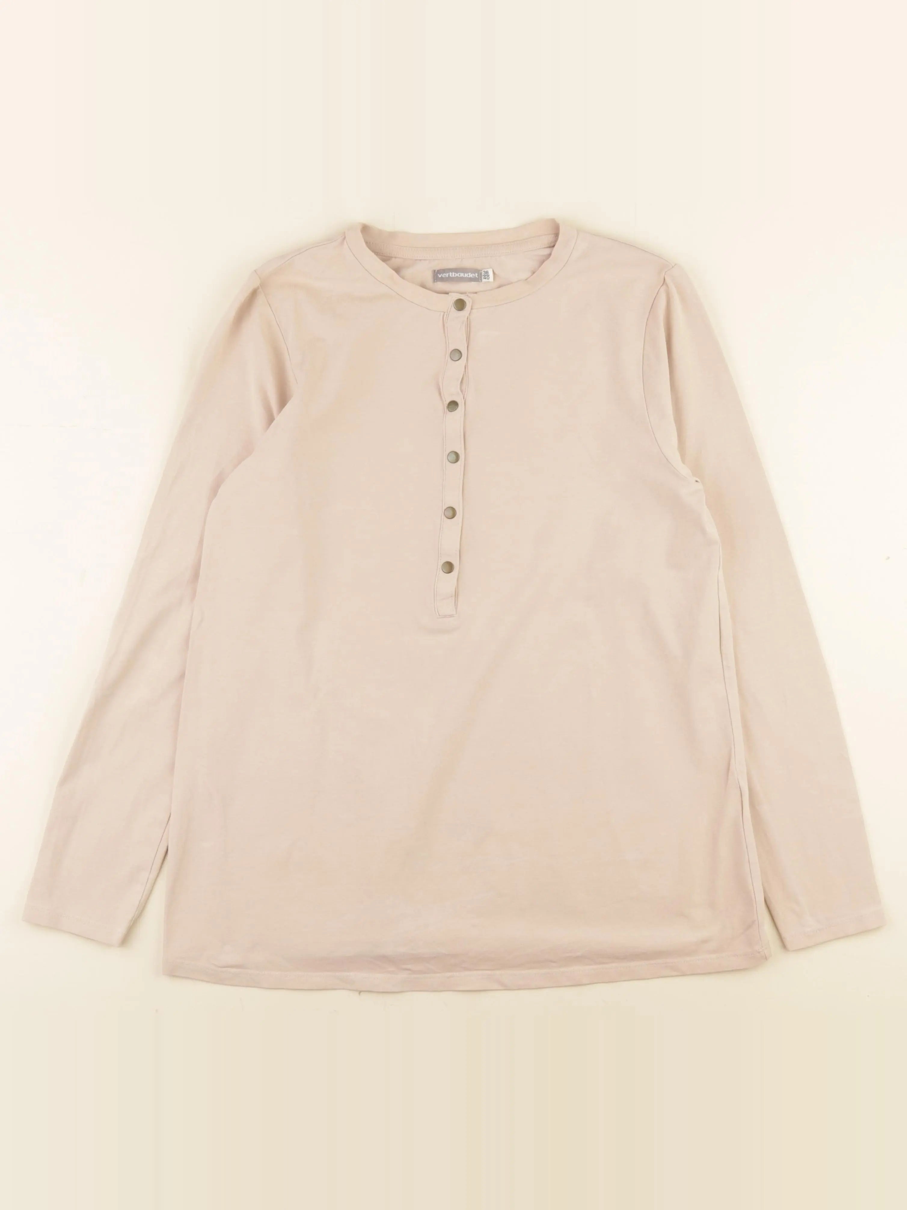 Vertbaudet - tee-shirt grossesse beige - 38 à 40