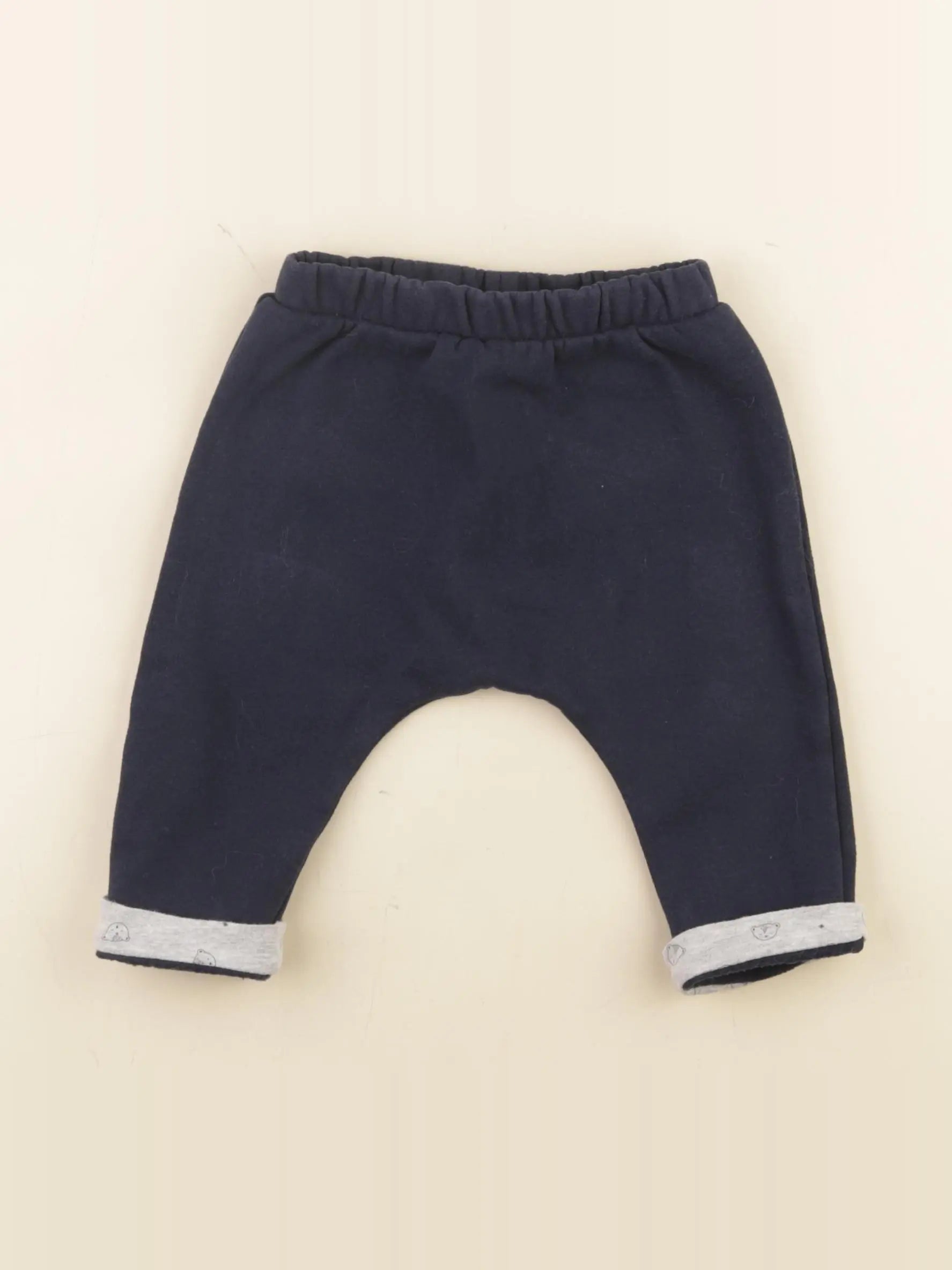 Vertbaudet - jogging bleu - 9 mois