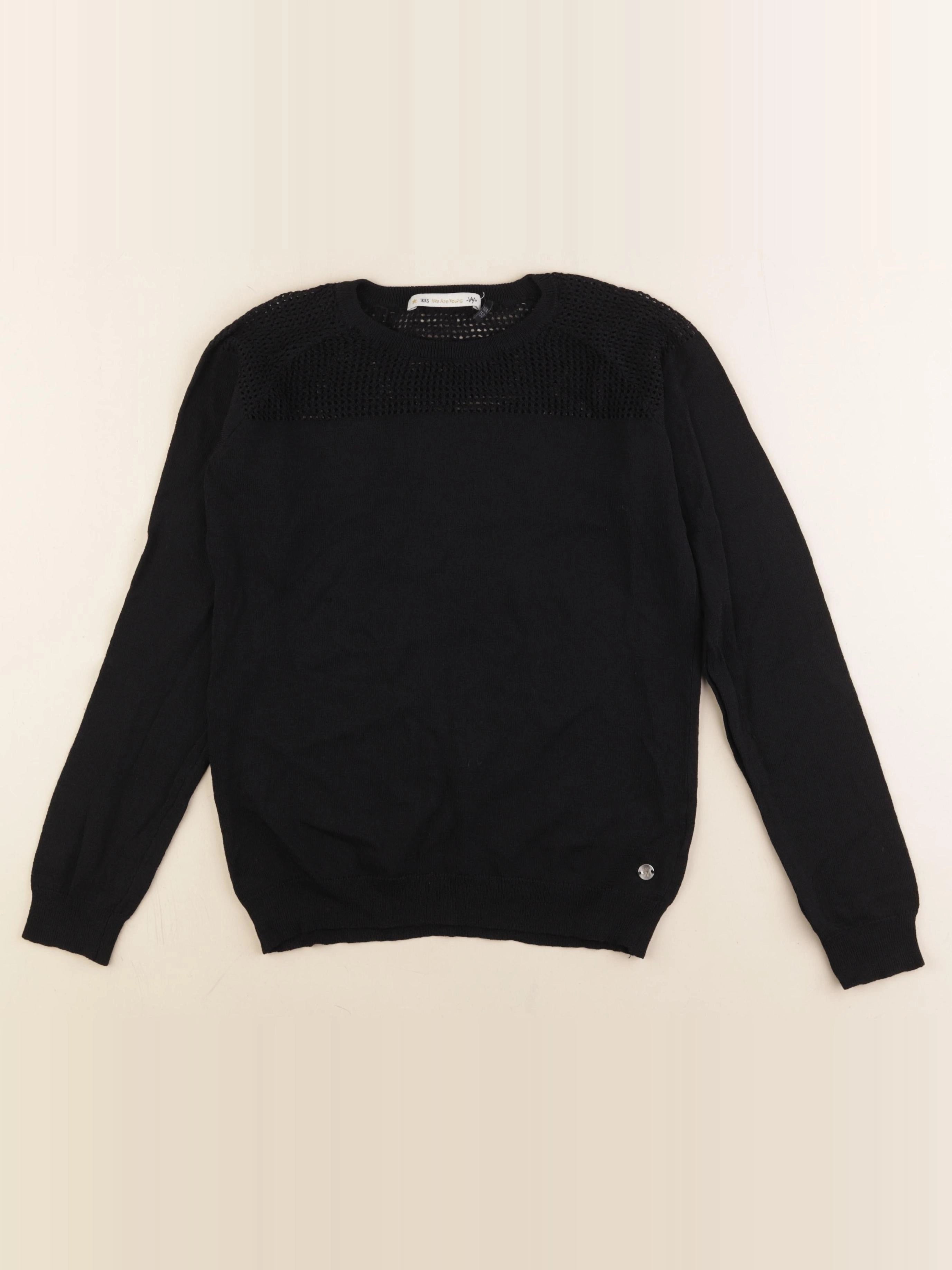 IKKS - pull noir - 12 ans