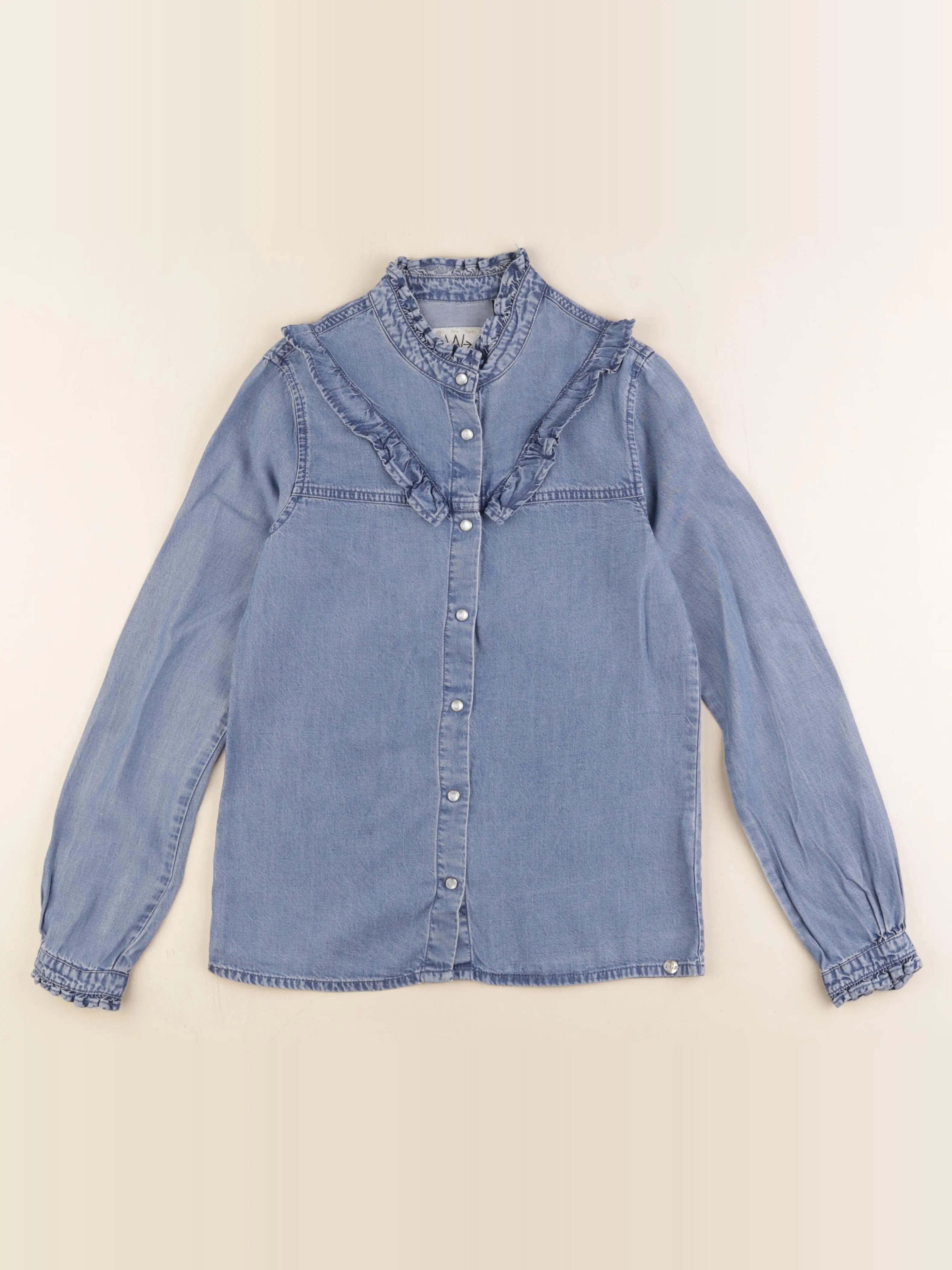 IKKS - blouse bleu - 12 ans