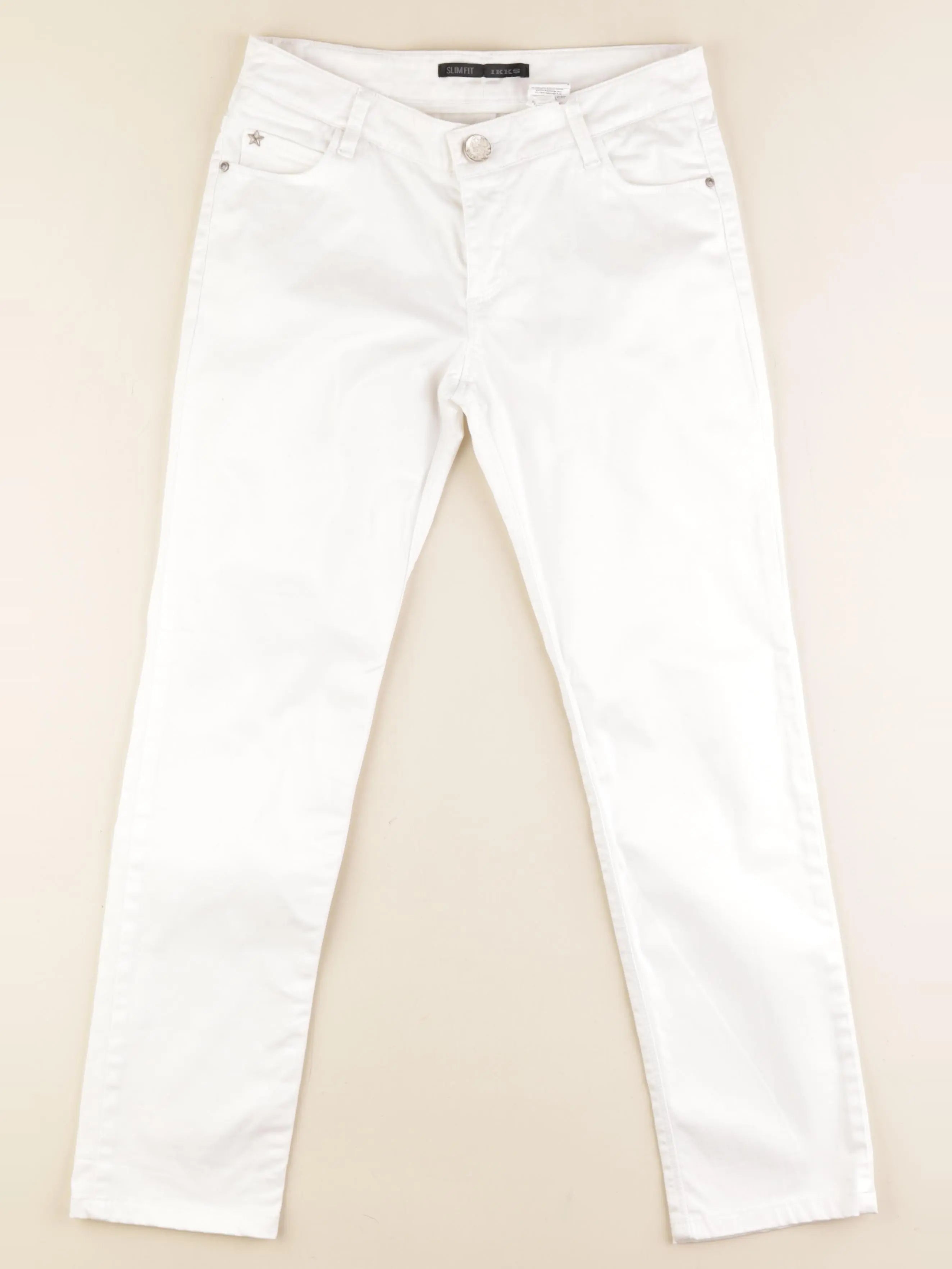 IKKS - pantalon blanc - 13 ans