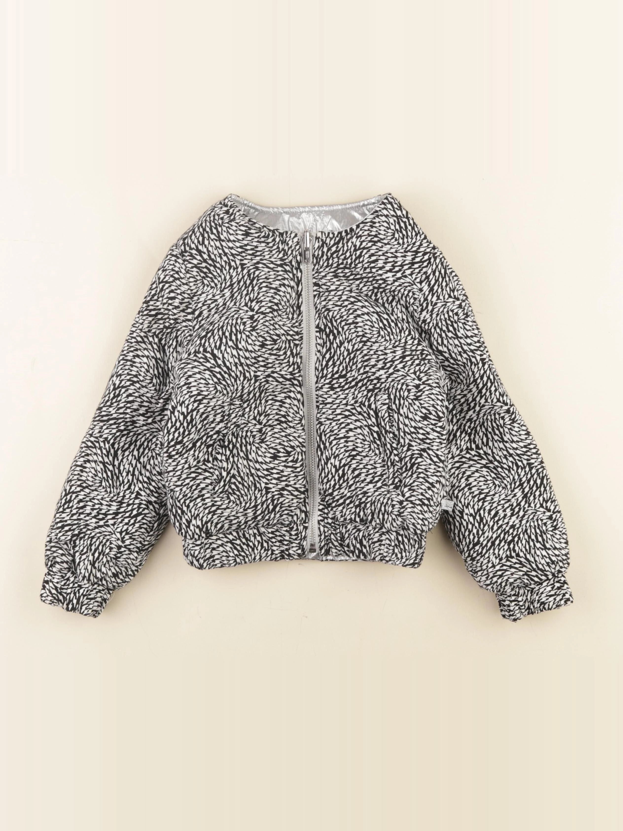 IKKS - veste réversible noir, argent - 4 ans