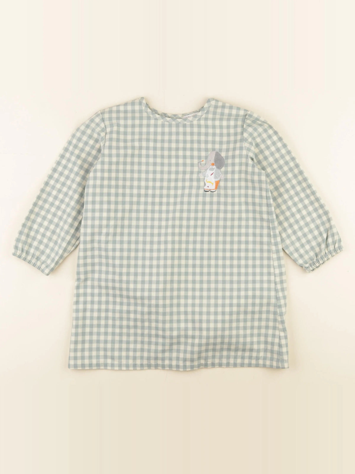 Zara - blouse d'écolier vert - 36 mois