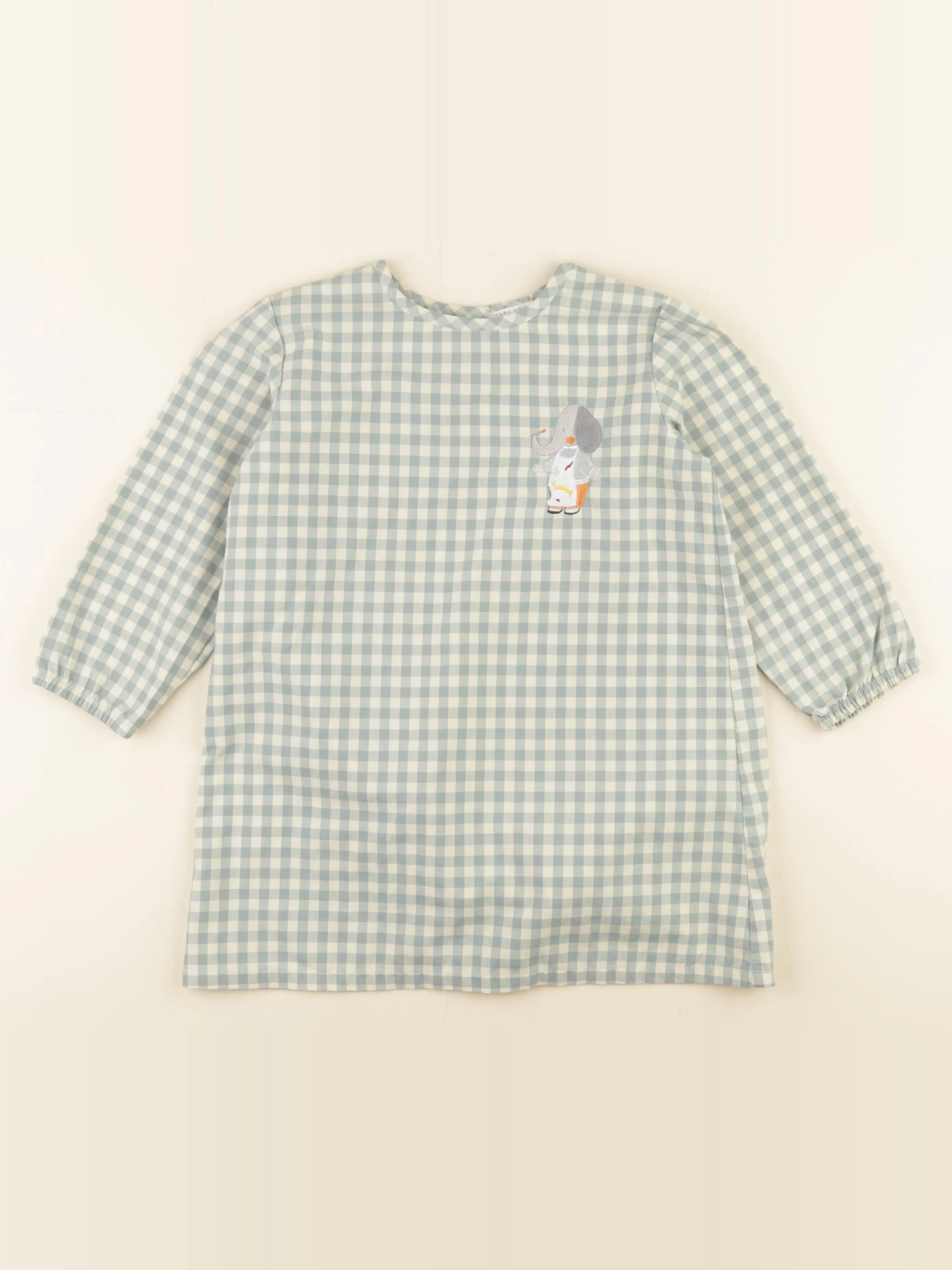 Zara - blouse d'écolier vert - 36 mois
