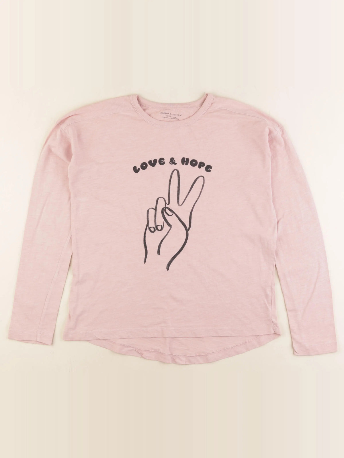 Monoprix - tee-shirt rose - 14 ans