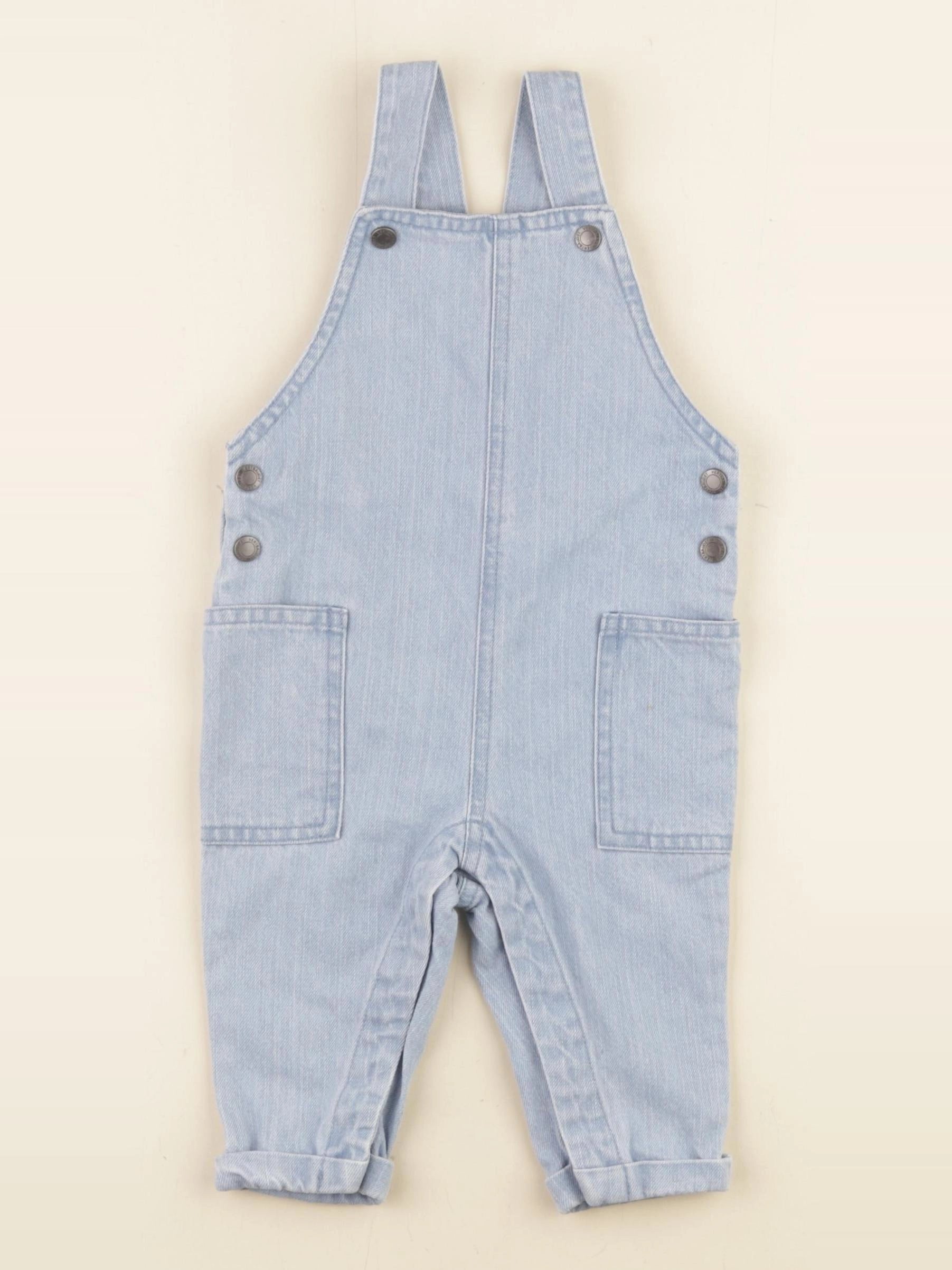 Vertbaudet - salopette bleu - 6 mois