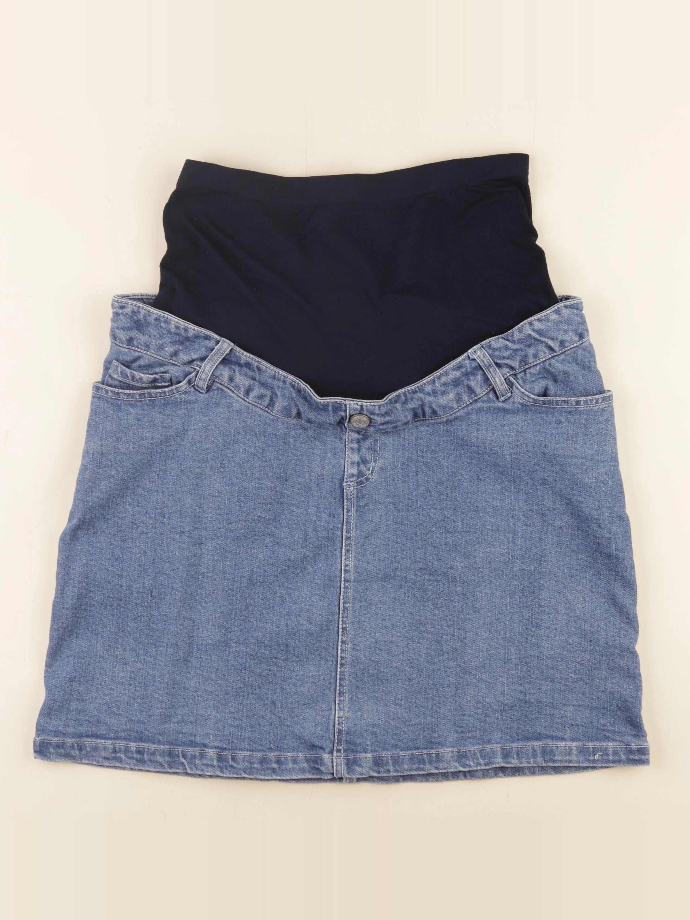 Envie de fraise - jupe grossesse bleu - 40