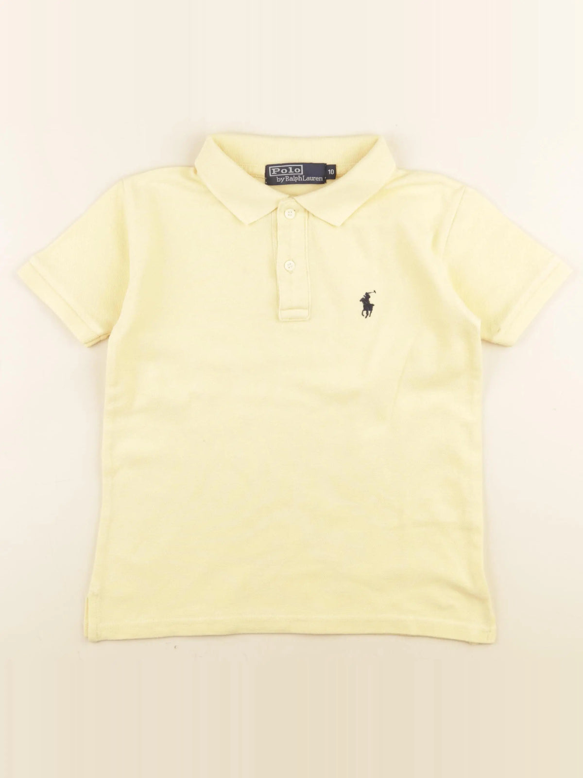 Ralph Lauren - polo jaune - 10 ans